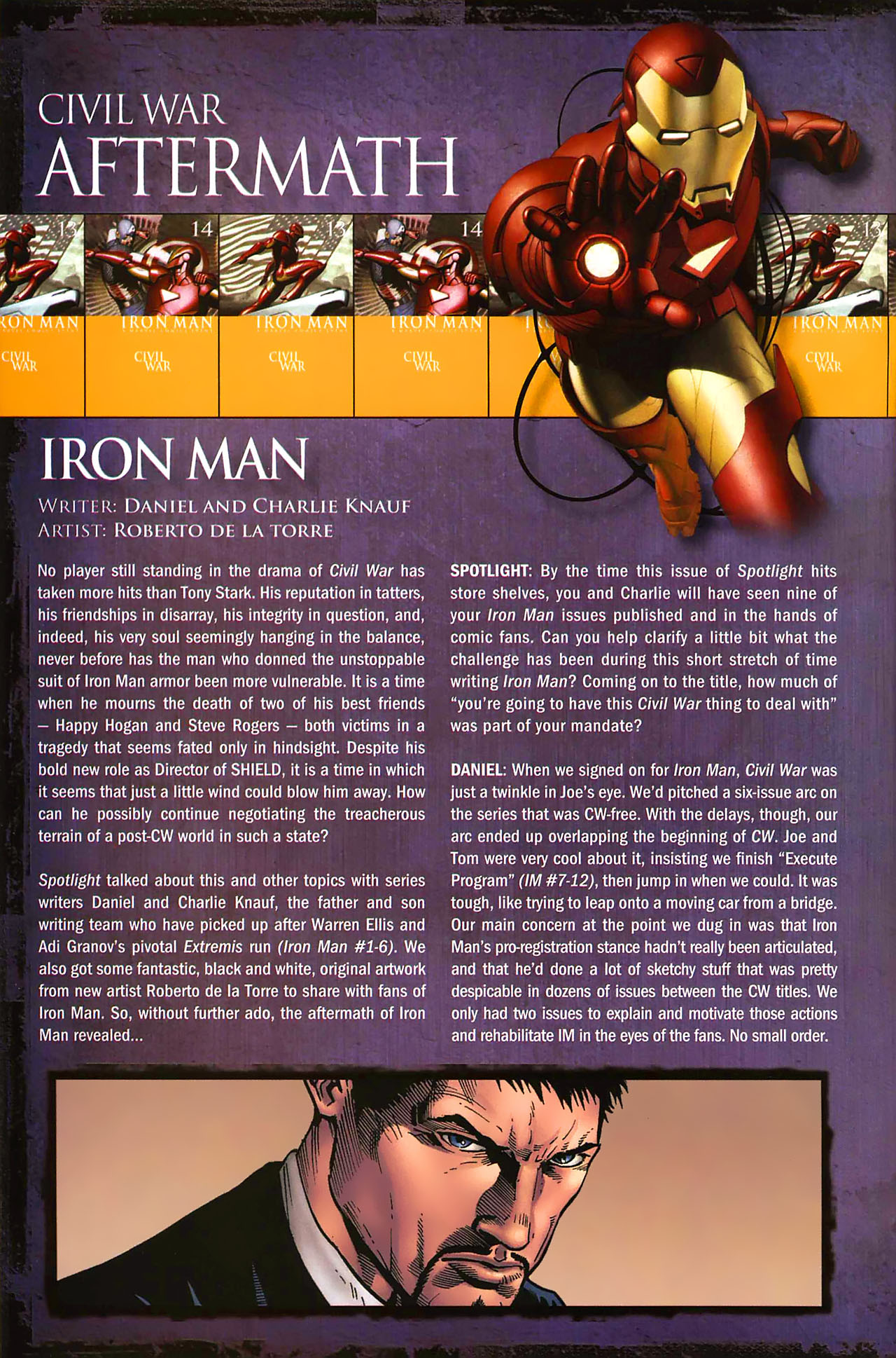Read online Marvel Spotlight: Civil War Aftermath comic -  Issue # Full - 10