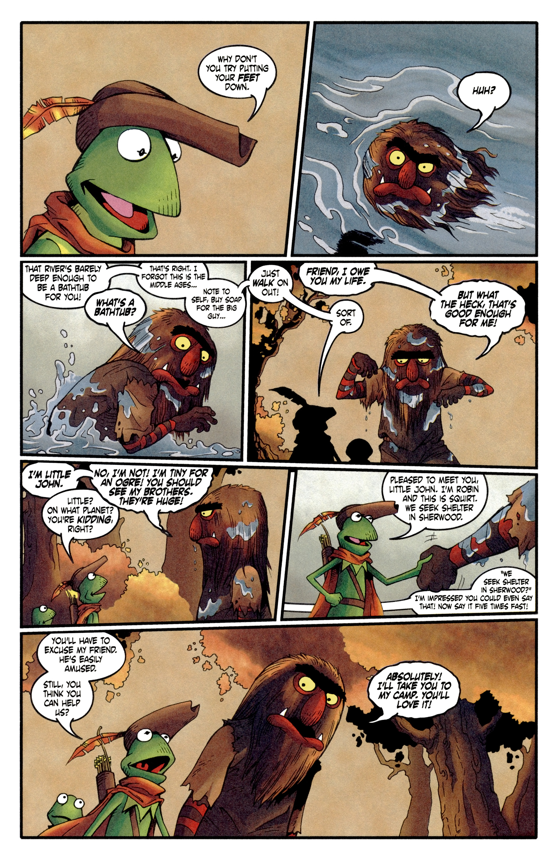 Read online Muppet Robin Hood comic -  Issue #1 - 20