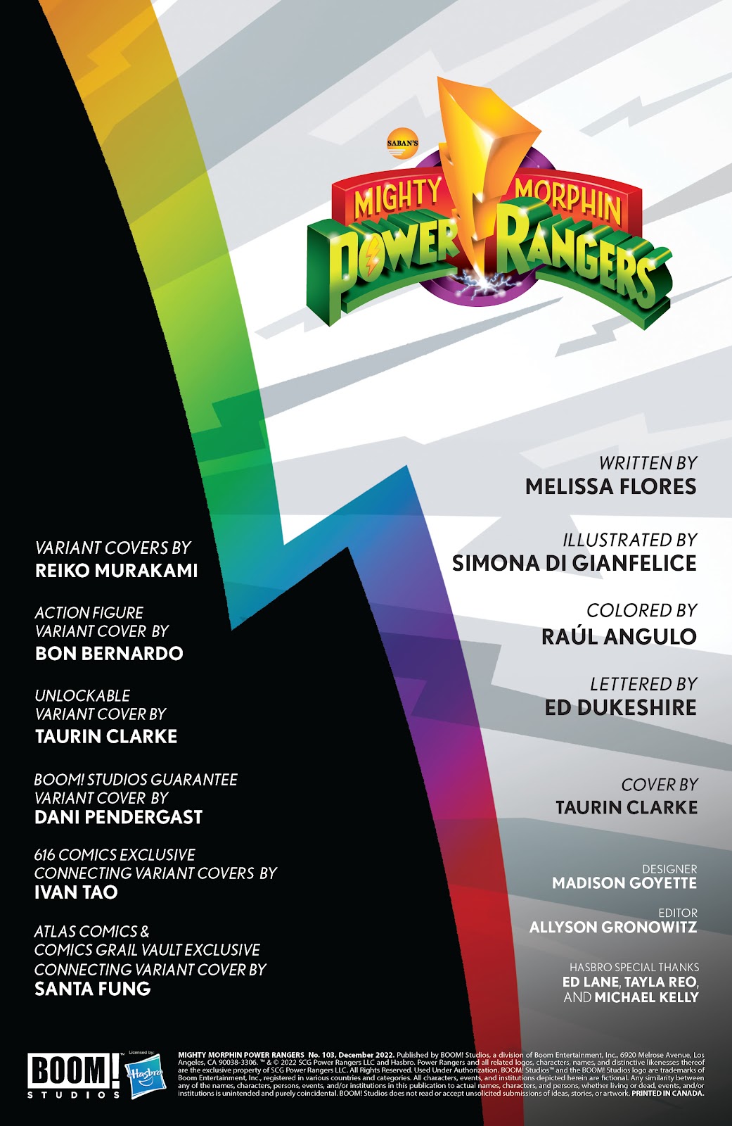 Mighty Morphin Power Rangers issue 103 - Page 2