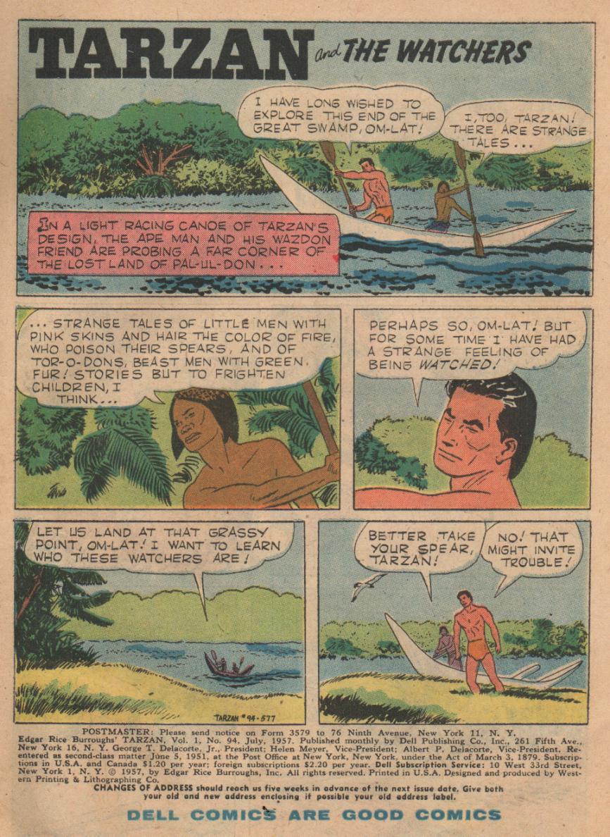 Read online Tarzan (1948) comic -  Issue #94 - 3