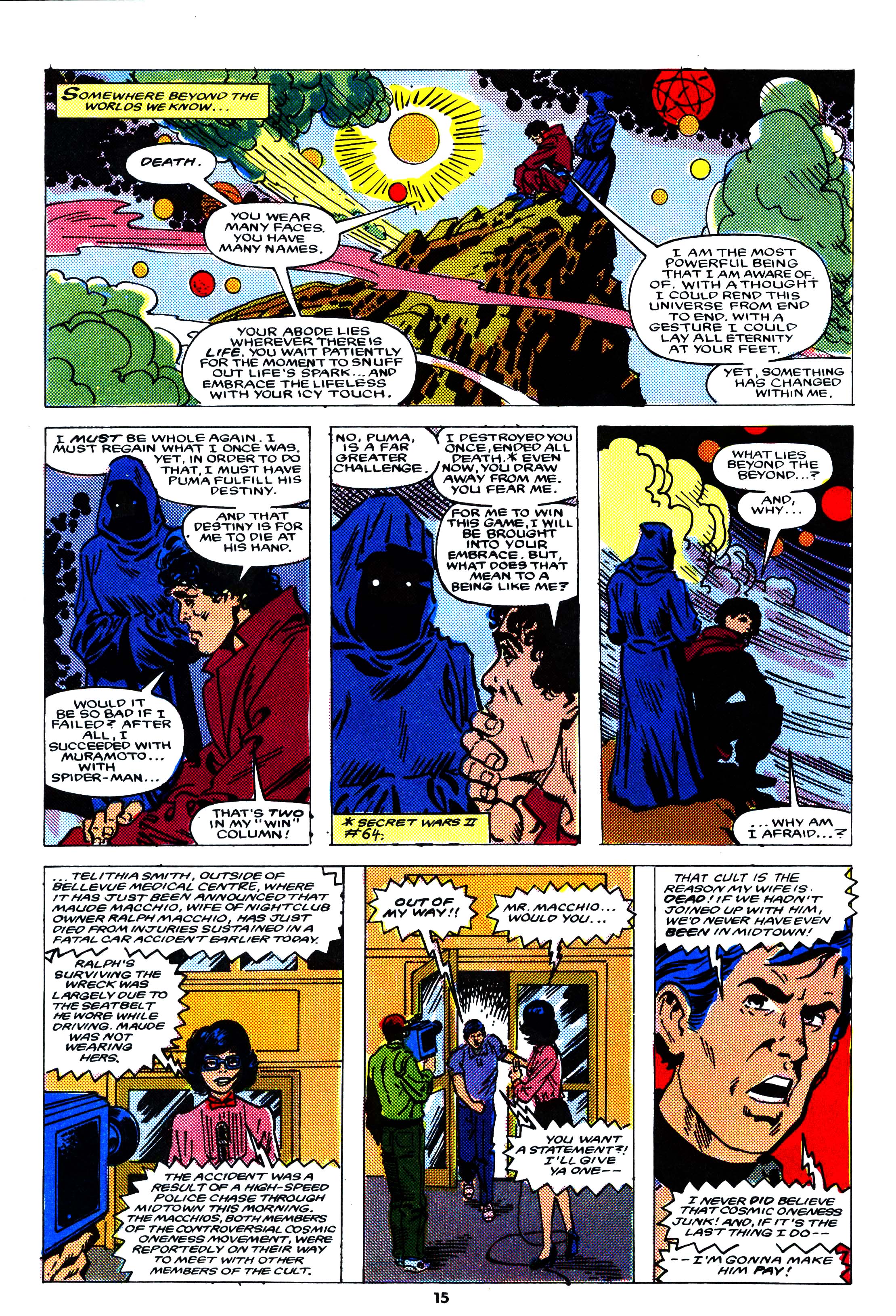 Read online Secret Wars (1985) comic -  Issue #71 - 15