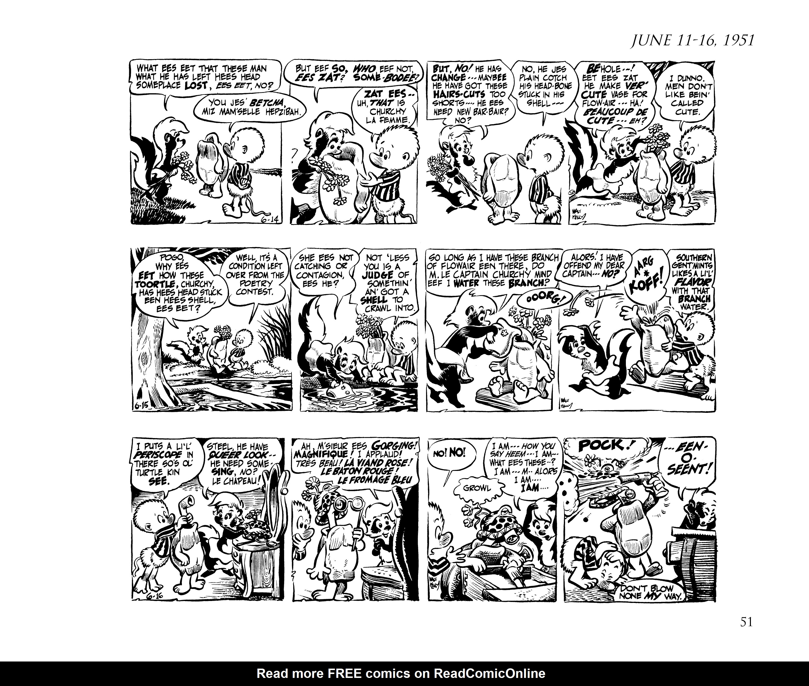 Read online Pogo by Walt Kelly: The Complete Syndicated Comic Strips comic -  Issue # TPB 2 (Part 1) - 69