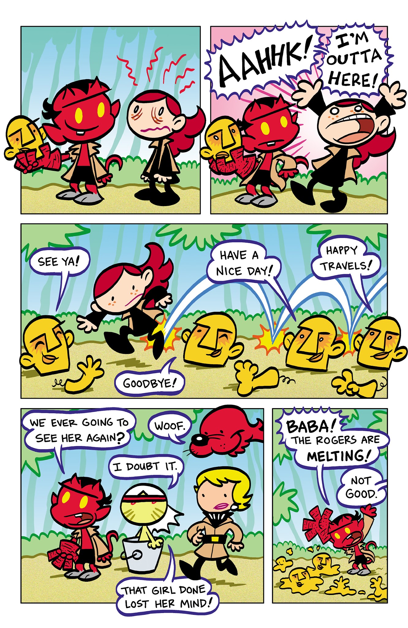 Read online Itty Bitty Hellboy: The Search for the Were-Jaguar! comic -  Issue #3 - 19