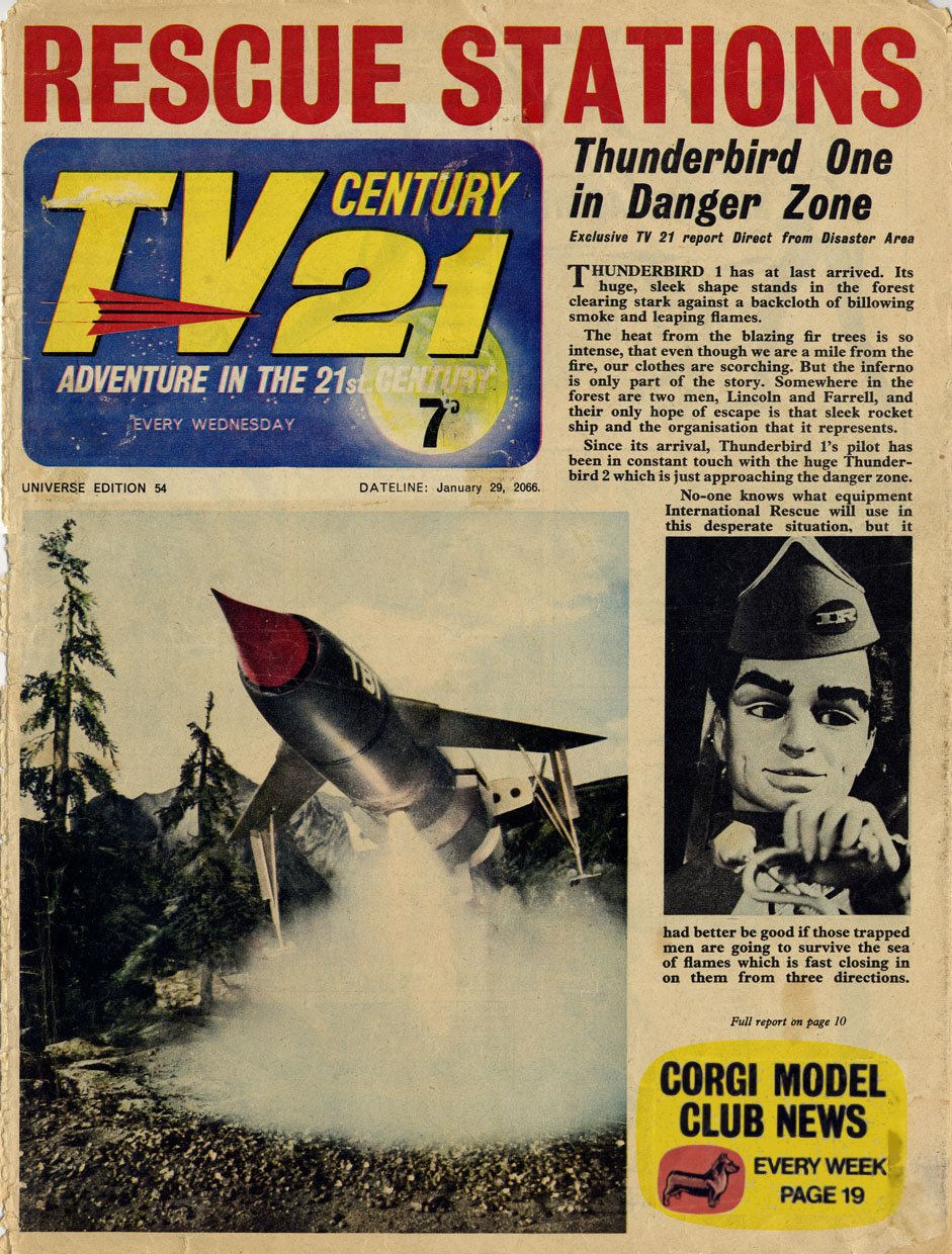 Read online TV Century 21 (TV 21) comic -  Issue #54 - 1