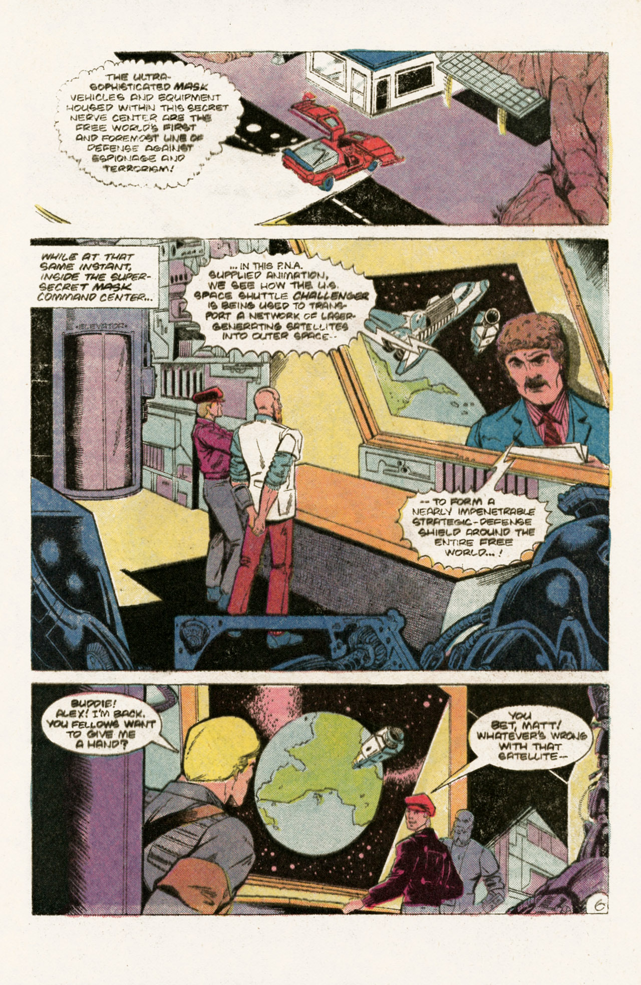 Read online MASK comic -  Issue #1 - 7