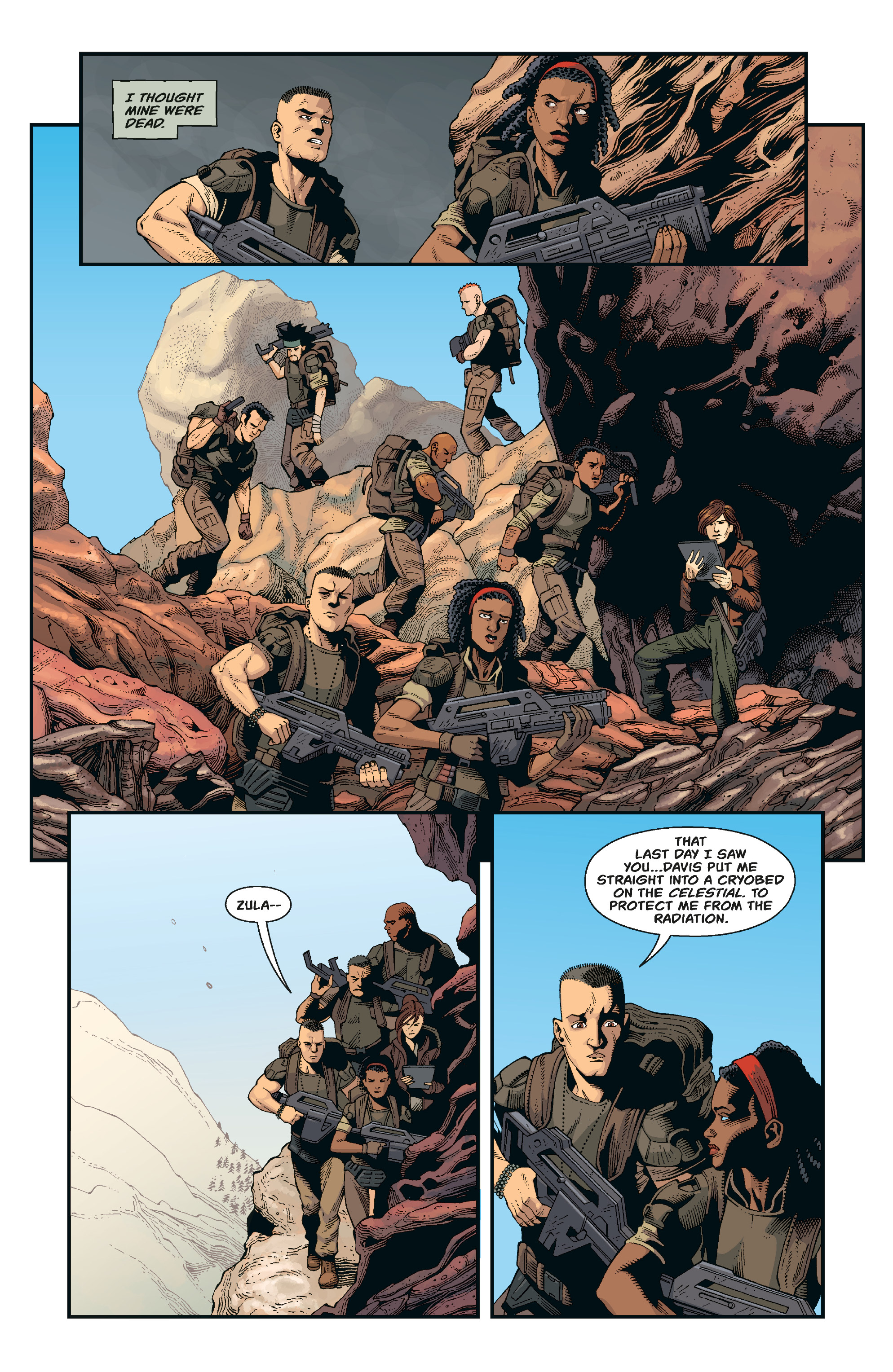 Read online Aliens: Rescue comic -  Issue #3 - 4