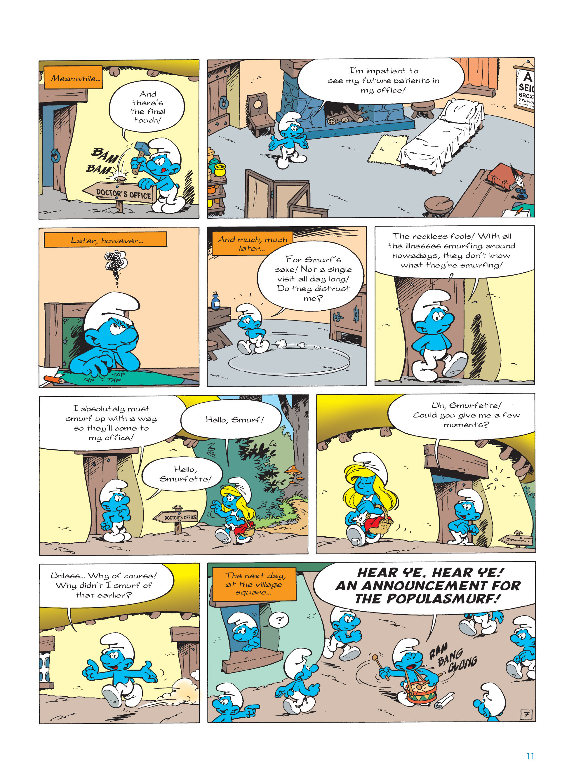 Read online The Smurfs comic -  Issue #20 - 11