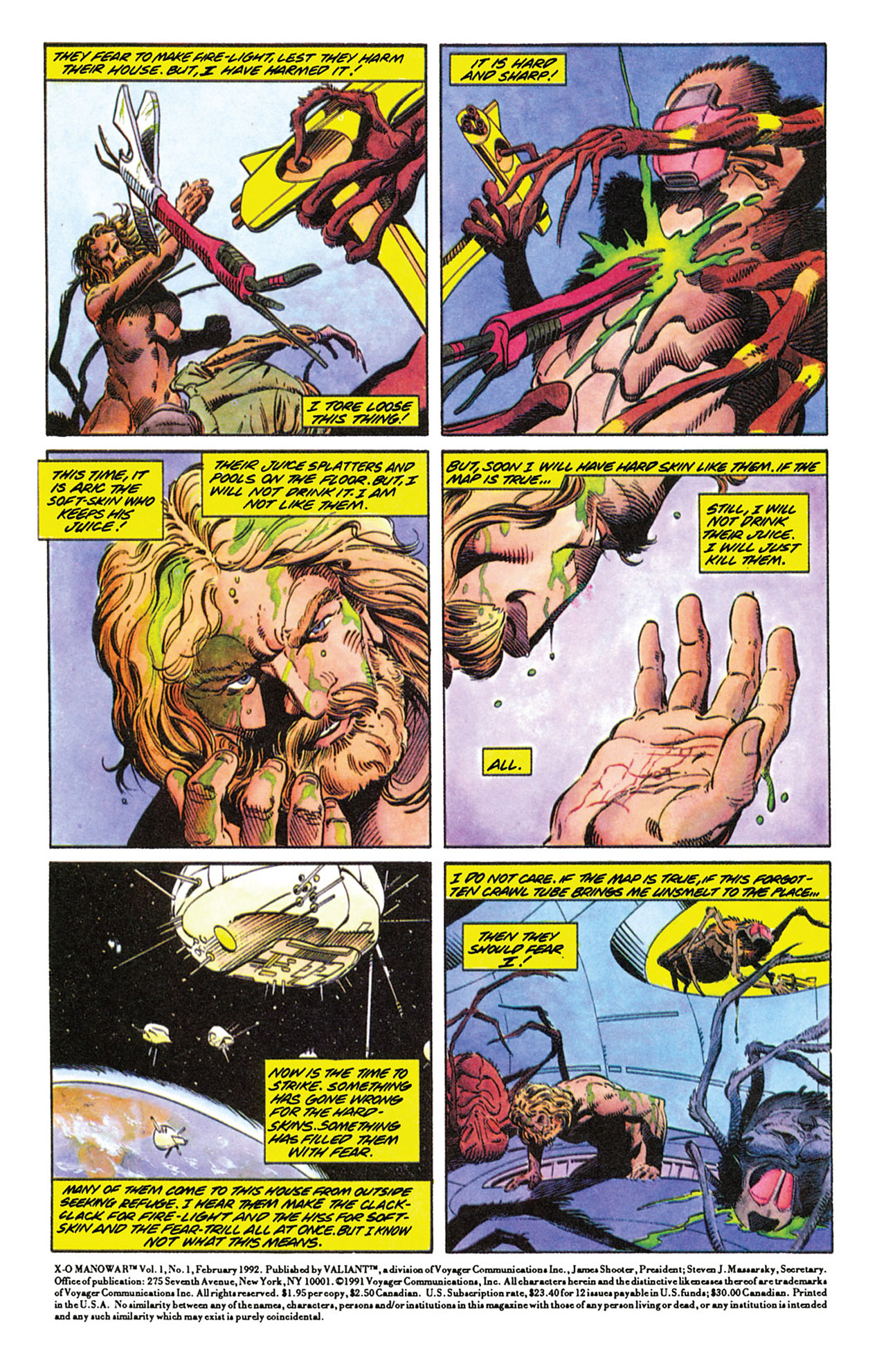 Read online X-O Manowar (1992) comic -  Issue #1 - 3