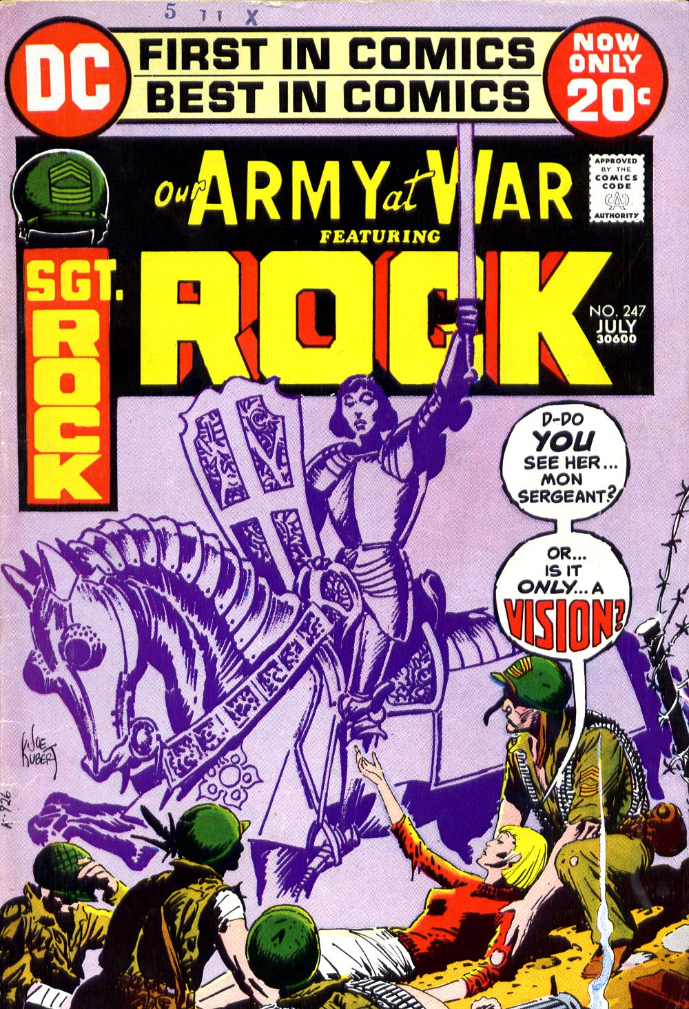 Read online Our Army at War (1952) comic -  Issue #247 - 1