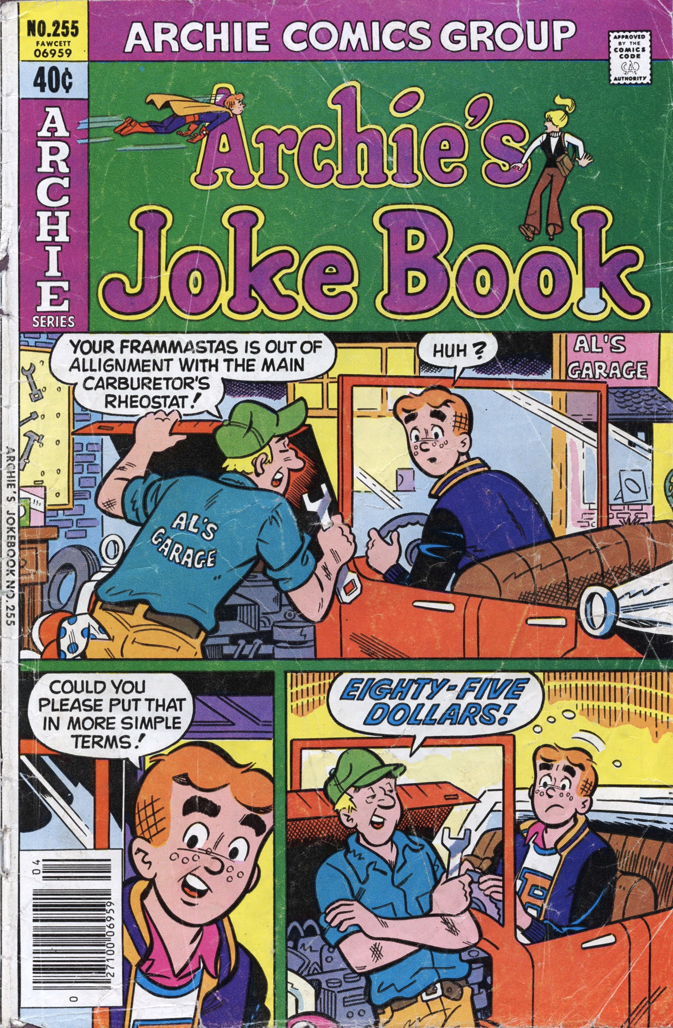 Read online Archie's Joke Book Magazine comic -  Issue #255 - 1
