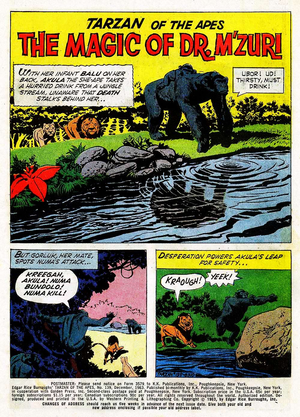 Read online Tarzan (1962) comic -  Issue #139 - 3