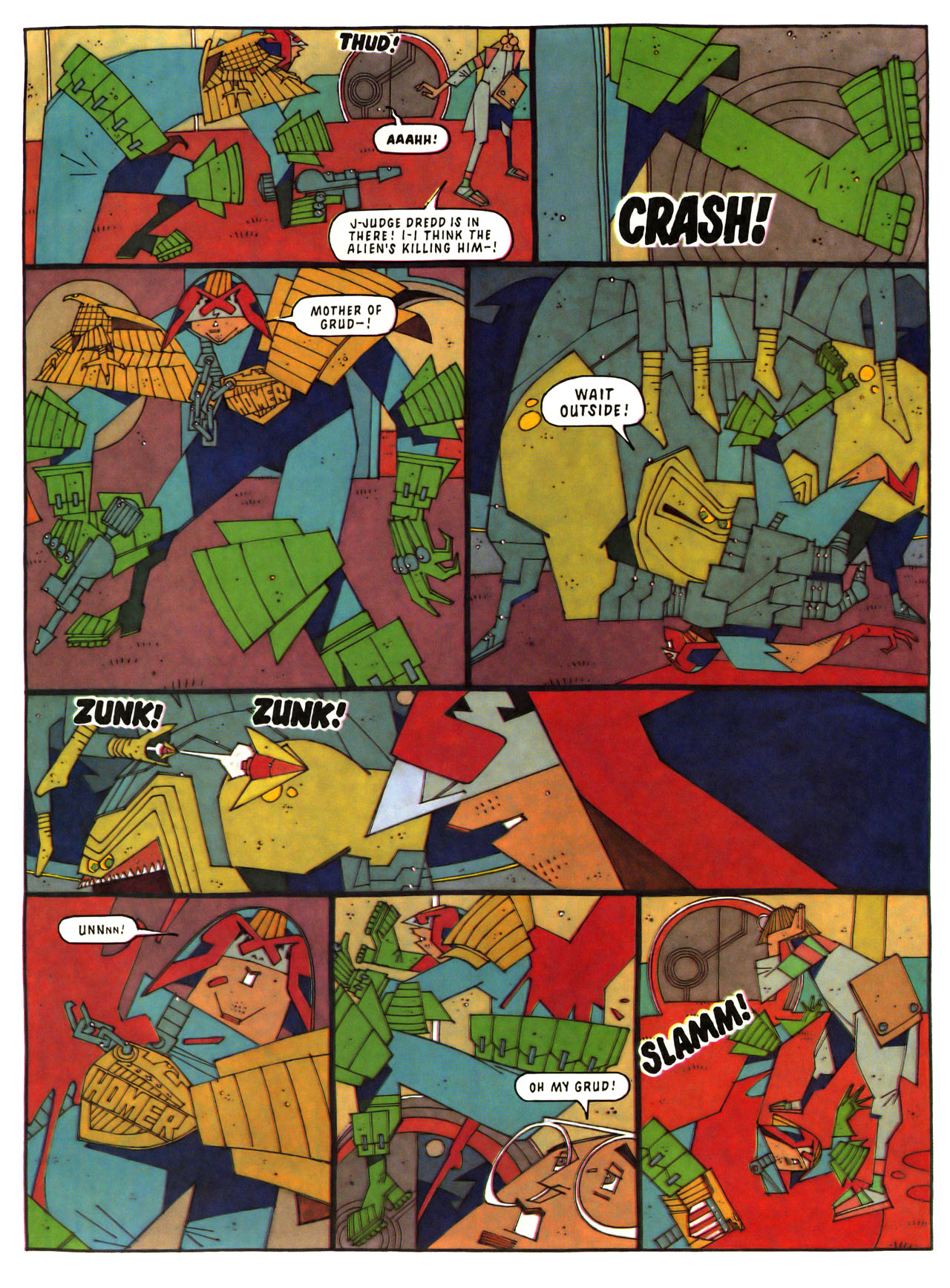 Read online Judge Dredd: The Megazine (vol. 2) comic -  Issue #54 - 9