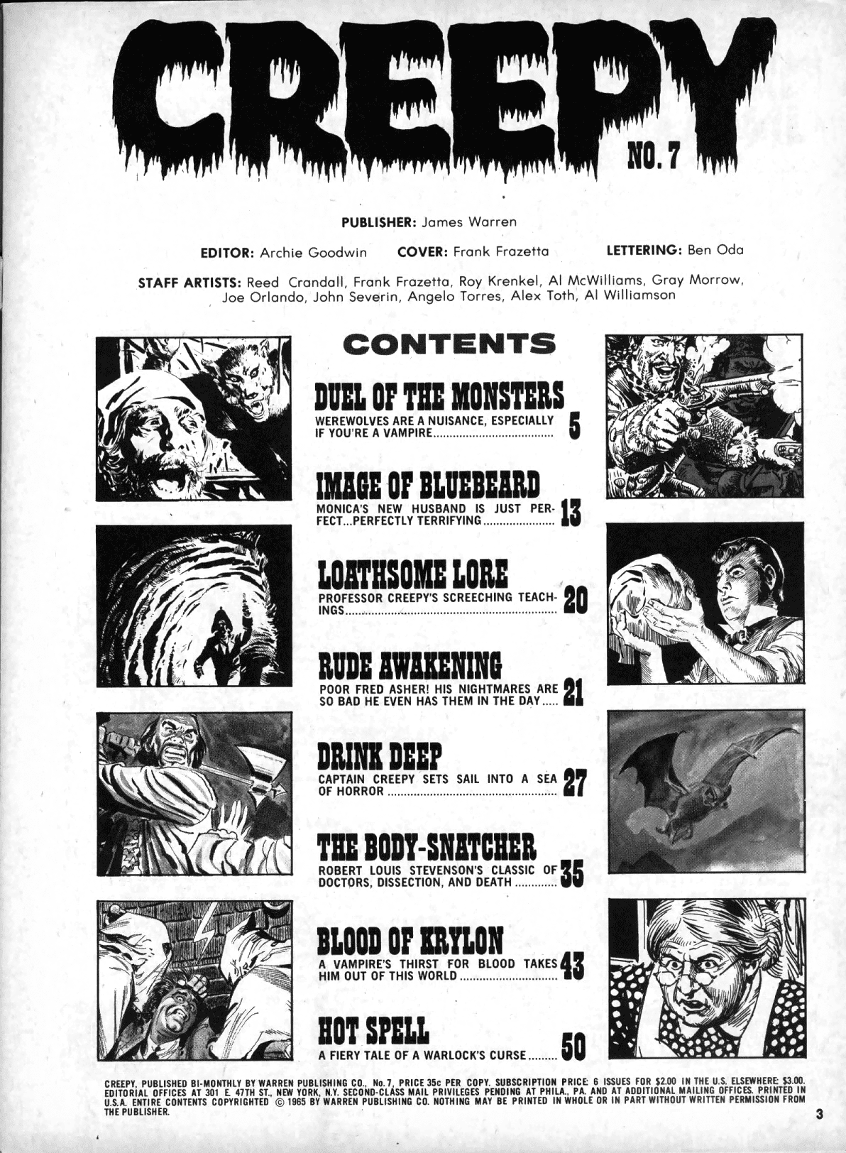 Creepy (1964) Issue #7 #7 - English 3
