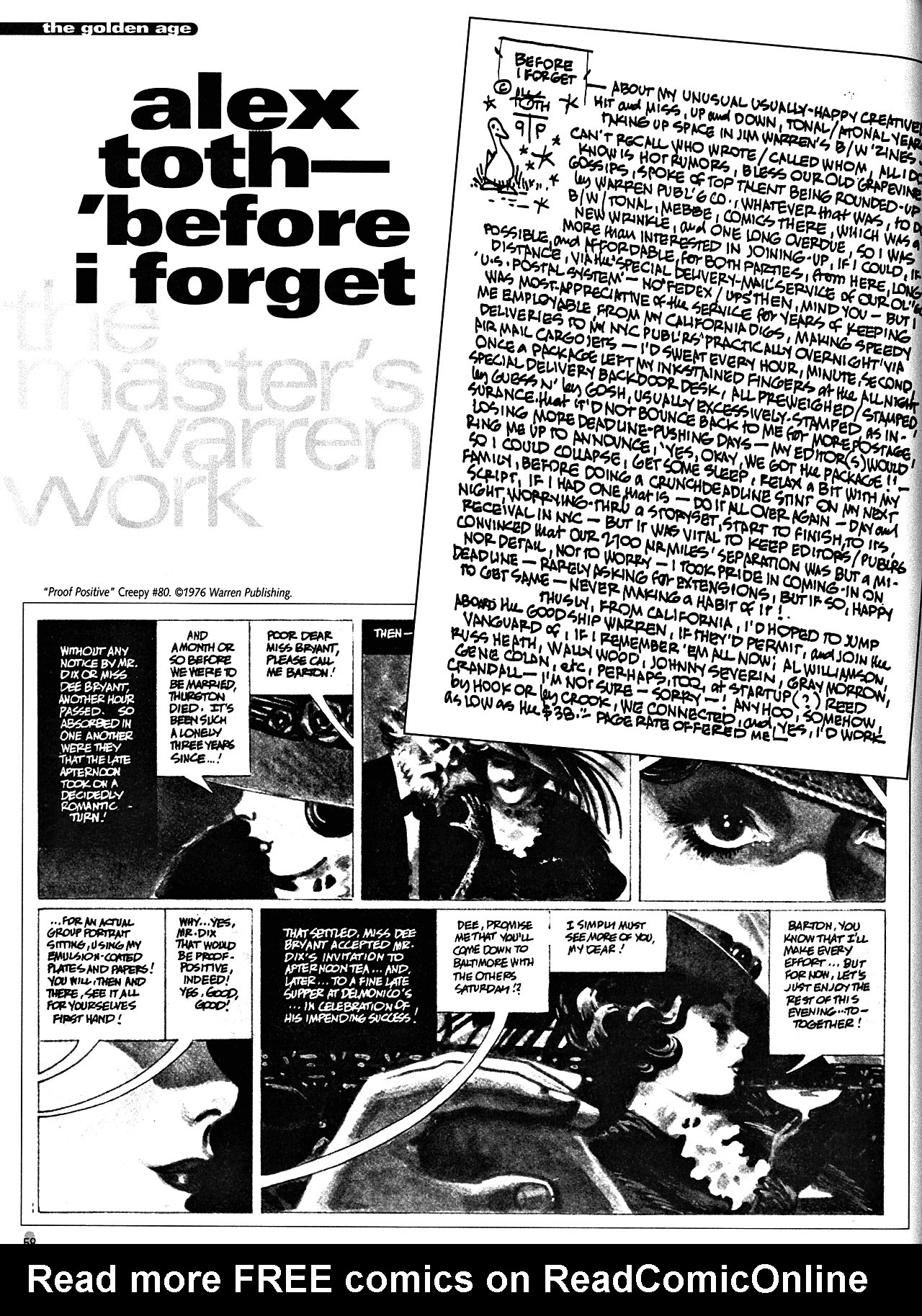 Read online Warren Companion comic -  Issue # TPB (Part 1) - 58