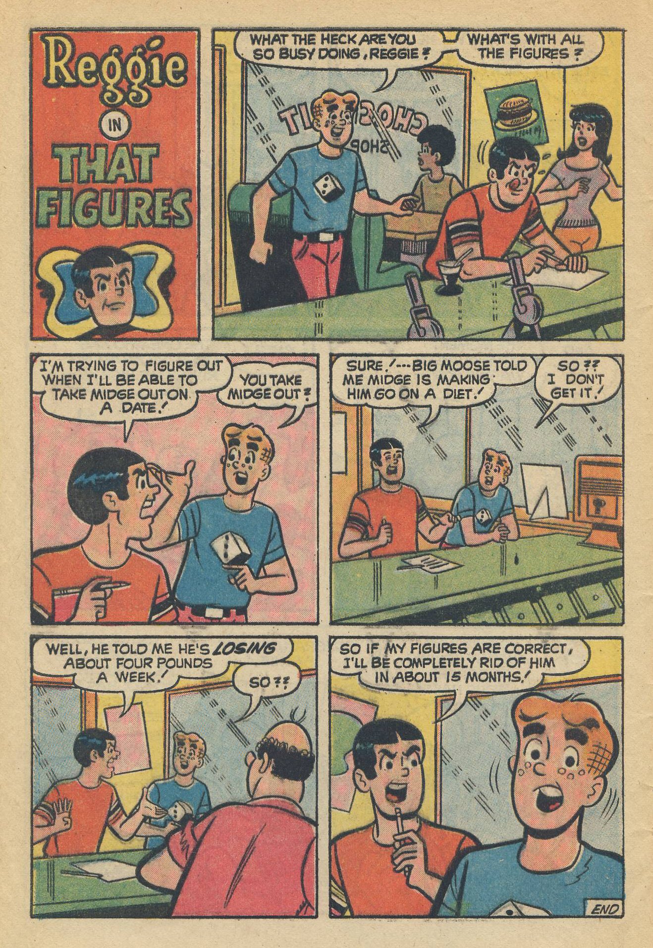 Read online Reggie and Me (1966) comic -  Issue #64 - 8