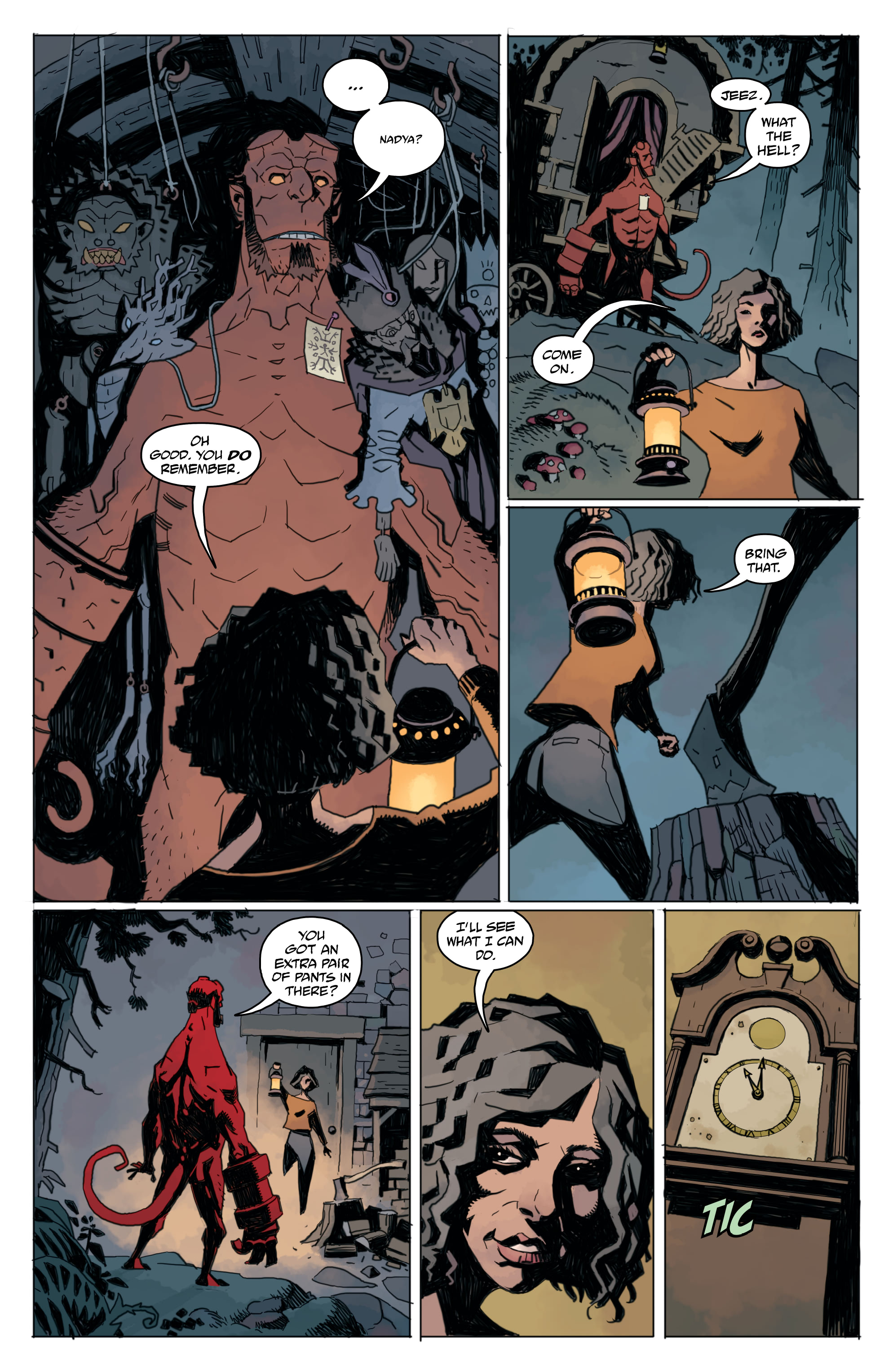 Read online Hellboy and the B.P.R.D.: Her Fatal Hour comic -  Issue # Full - 7