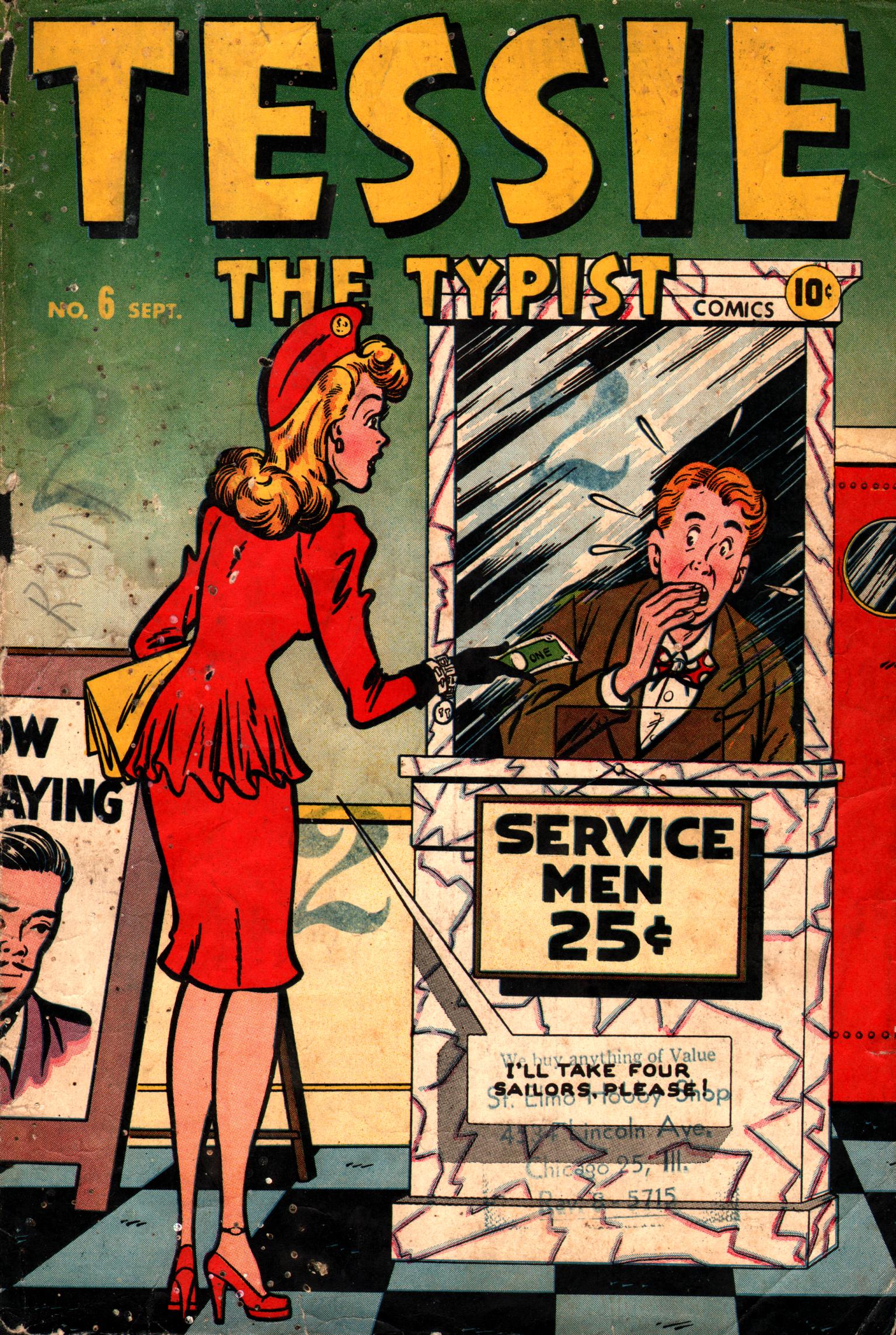 Read online Tessie the Typist comic -  Issue #6 - 1