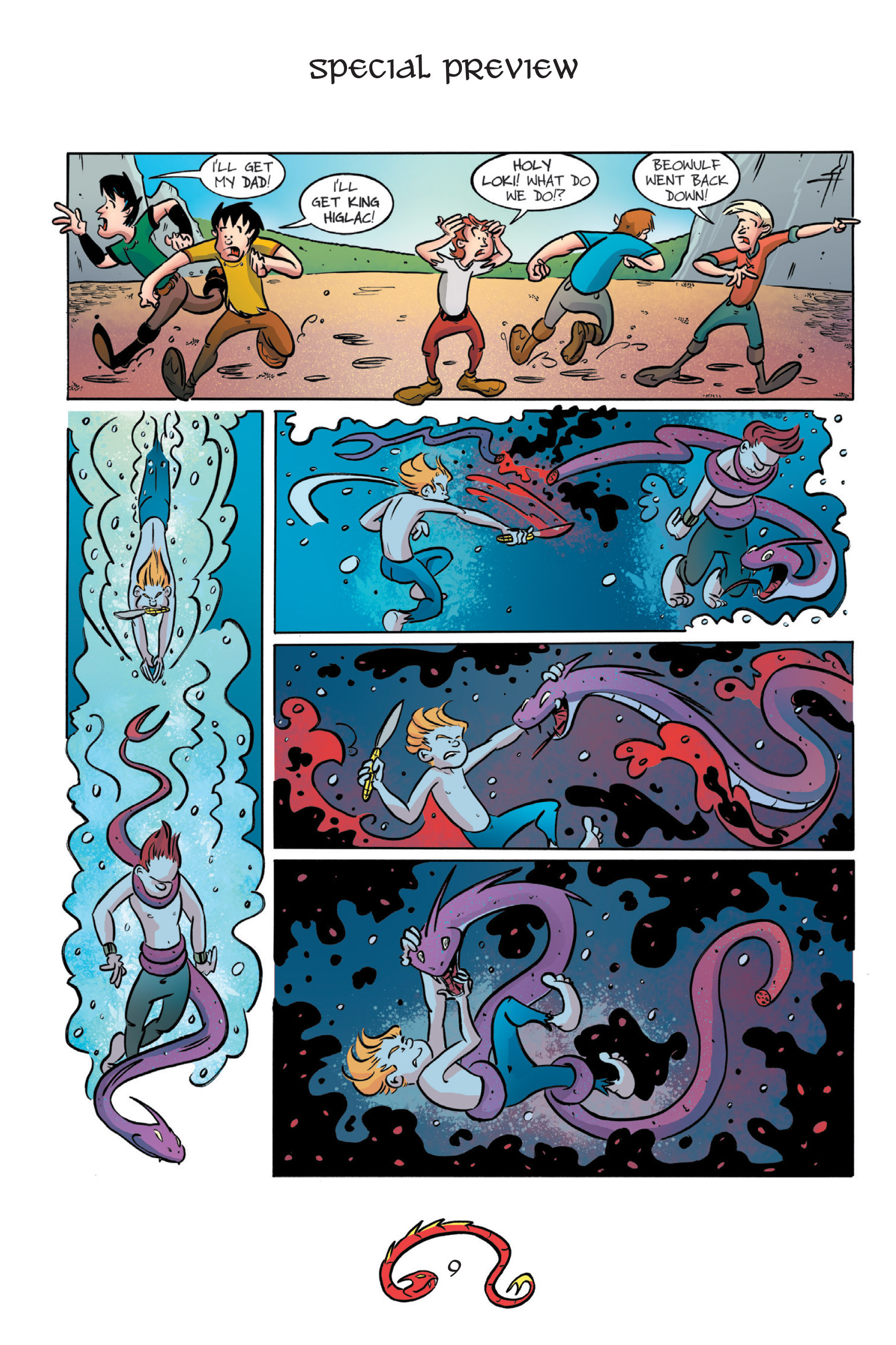 Read online Free Comic Book Day 2016 comic -  Issue # Kid Beowulf - 9