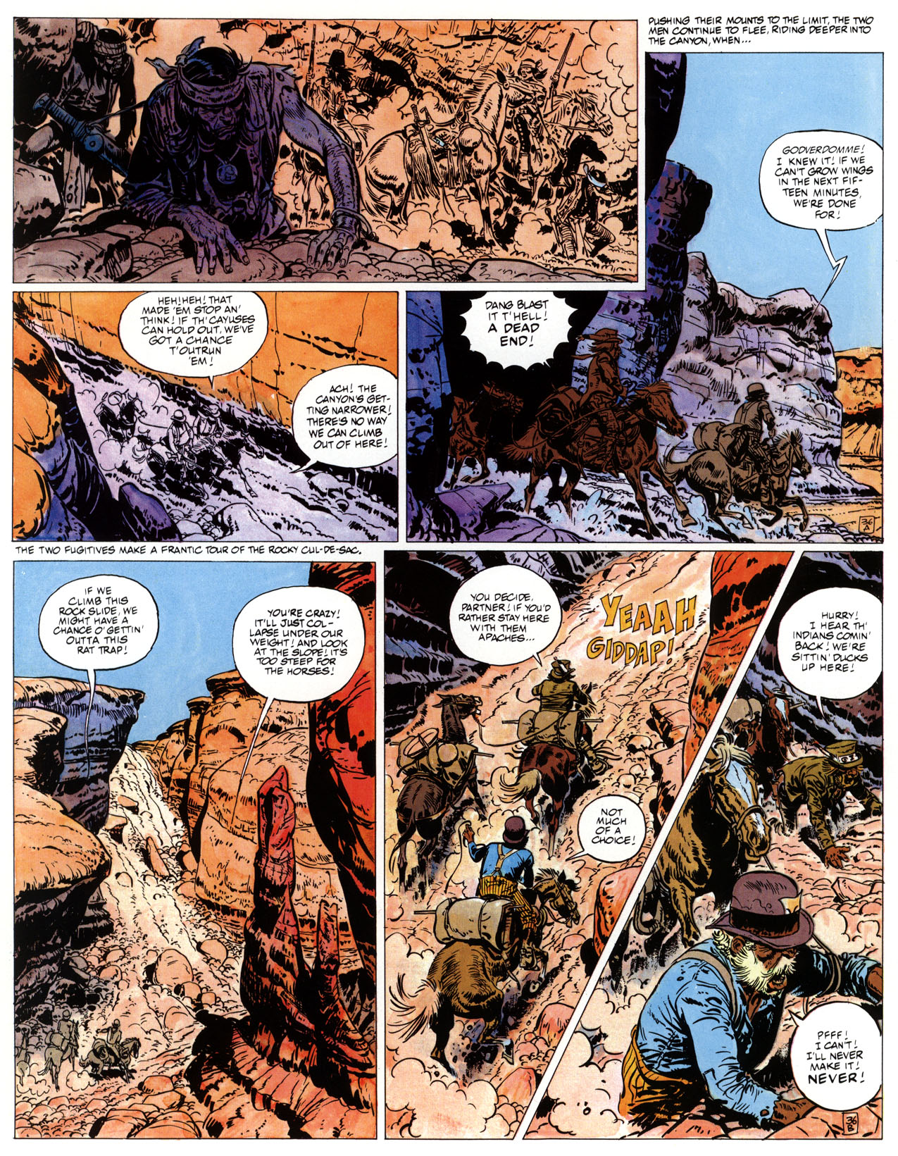 Read online Epic Graphic Novel: Marshal Blueberry comic -  Issue # TPB - 40