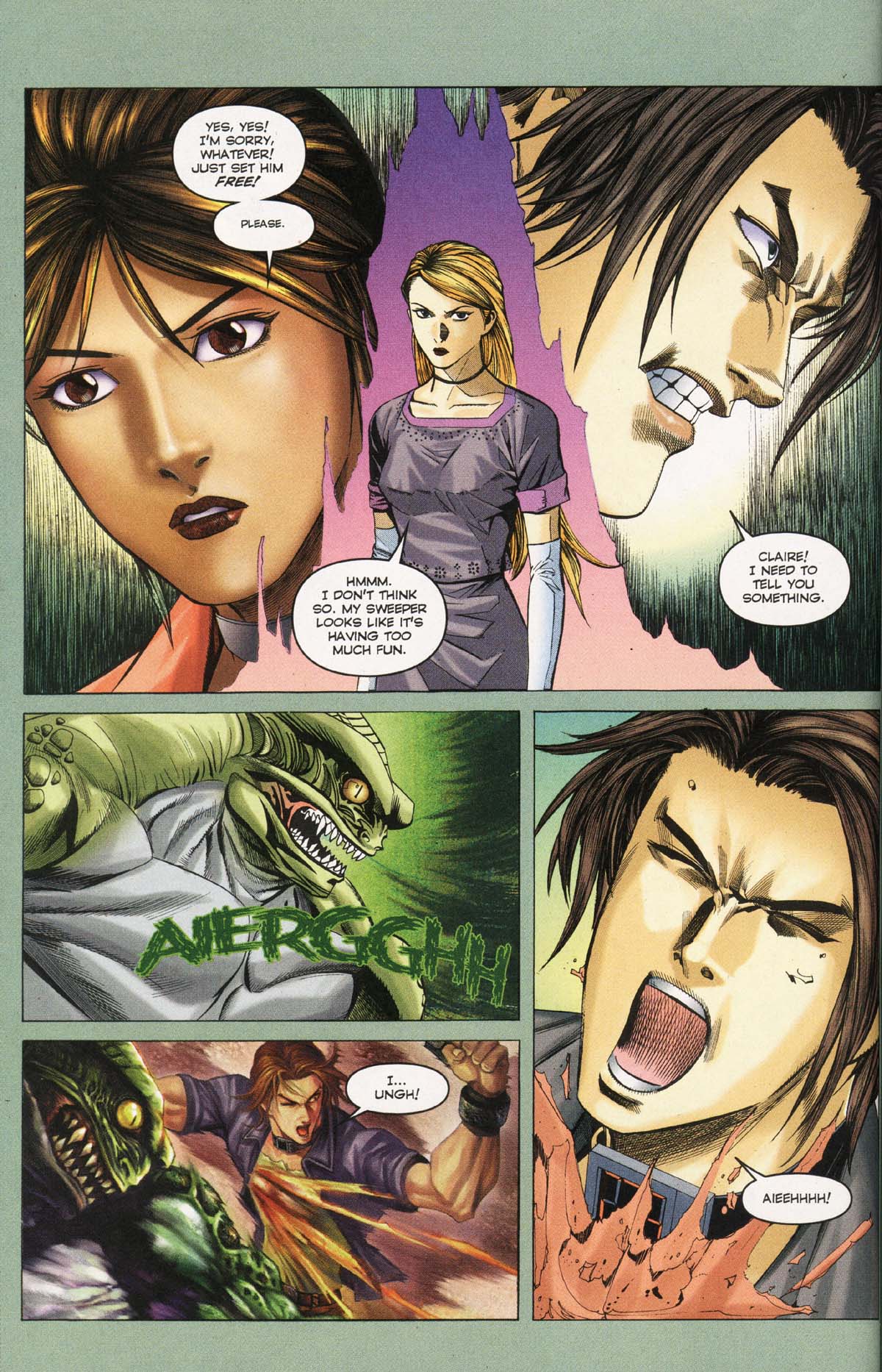 Read online Resident Evil Code: Veronica comic -  Issue #3 - 60