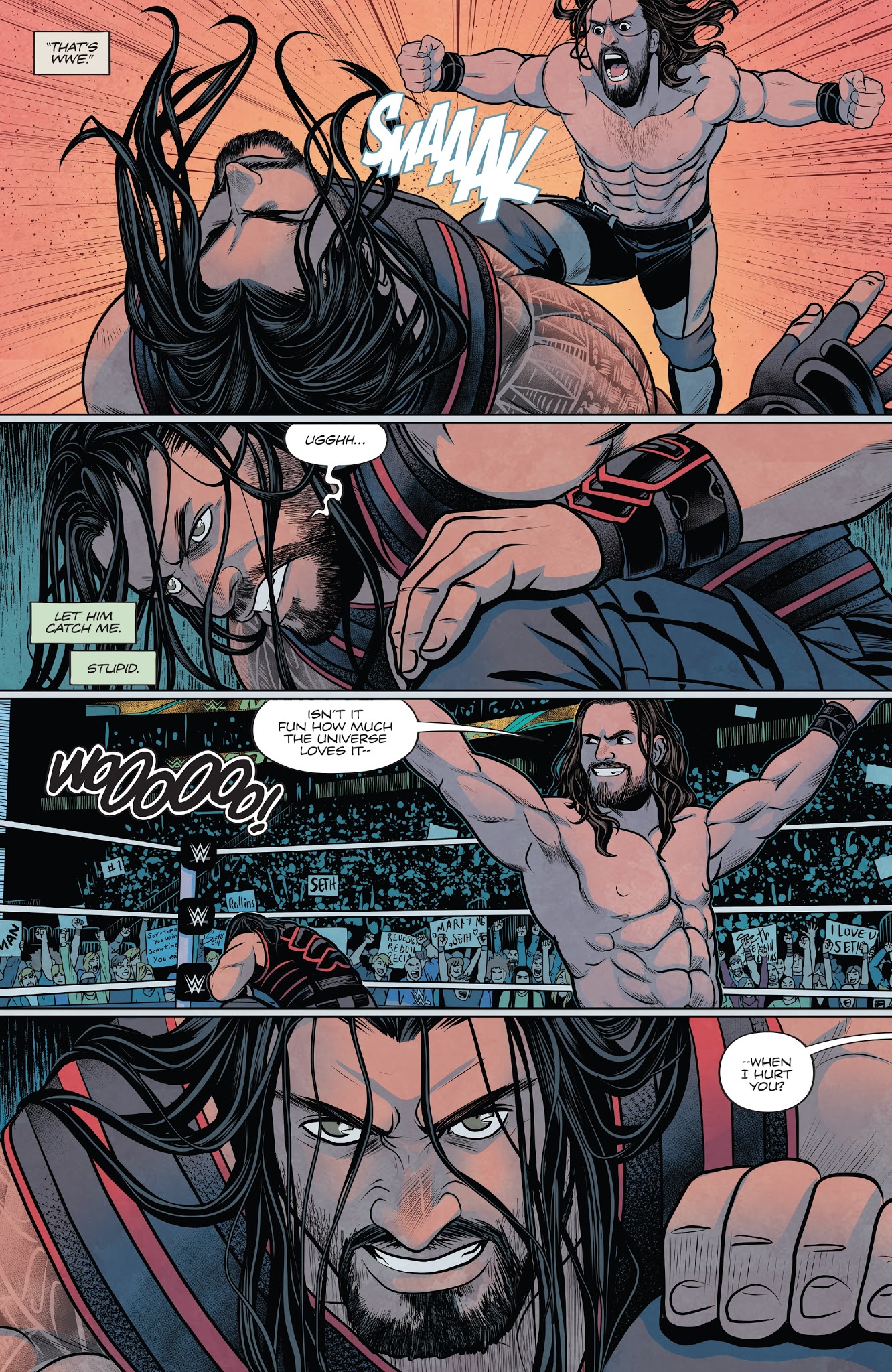 Read online WWE comic -  Issue #9 - 10