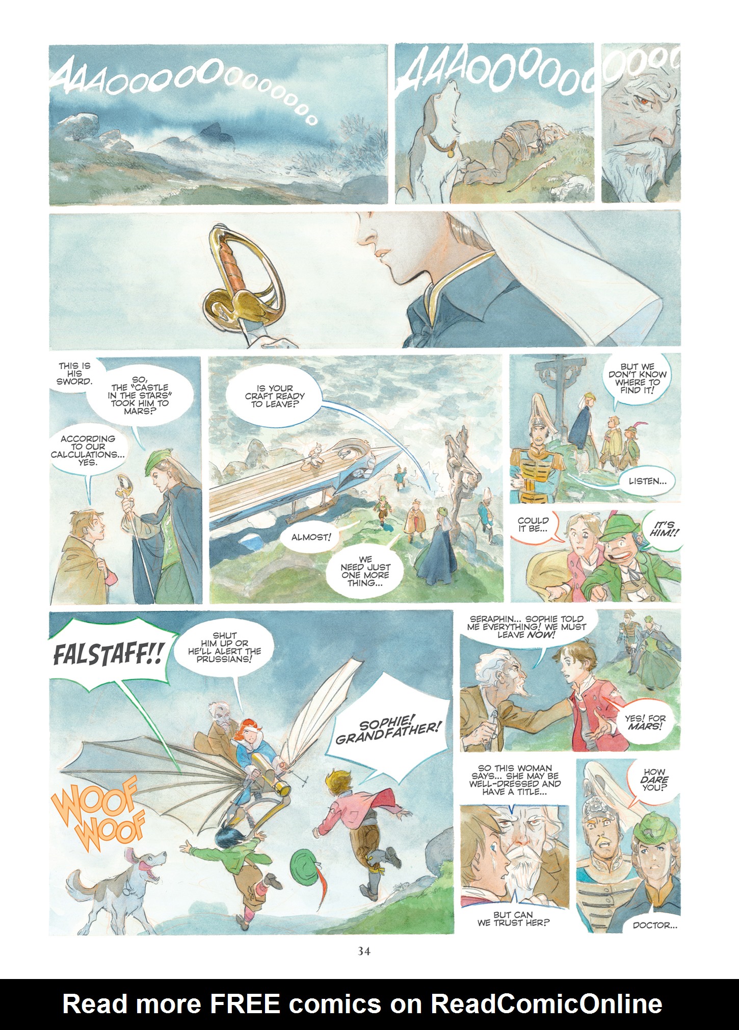 Read online Castle In the Stars: The Space Race of 1869 comic -  Issue #Castle In the Stars TPB The Knights of Mars - 37