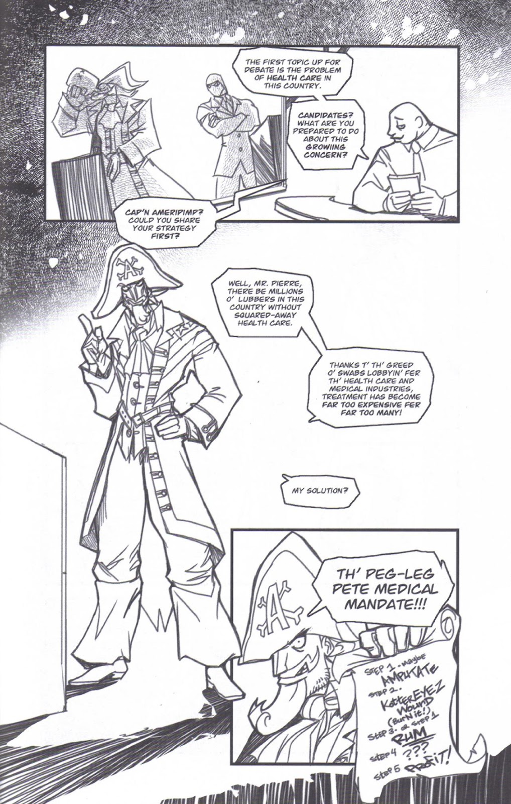 Pirates vs Ninjas: Debate in '08 issue Full - Page 27