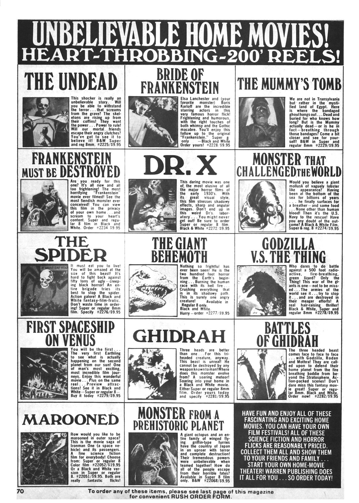 Read online Vampirella (1969) comic -  Issue #65 - 70