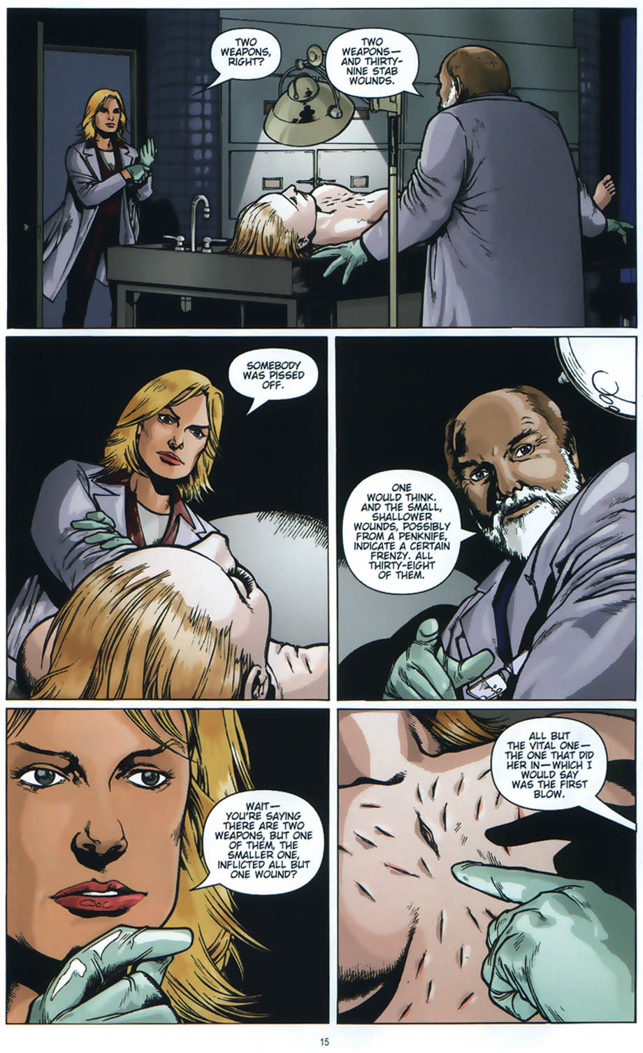 Read online CSI: Crime Scene Investigation comic -  Issue #1 - 18