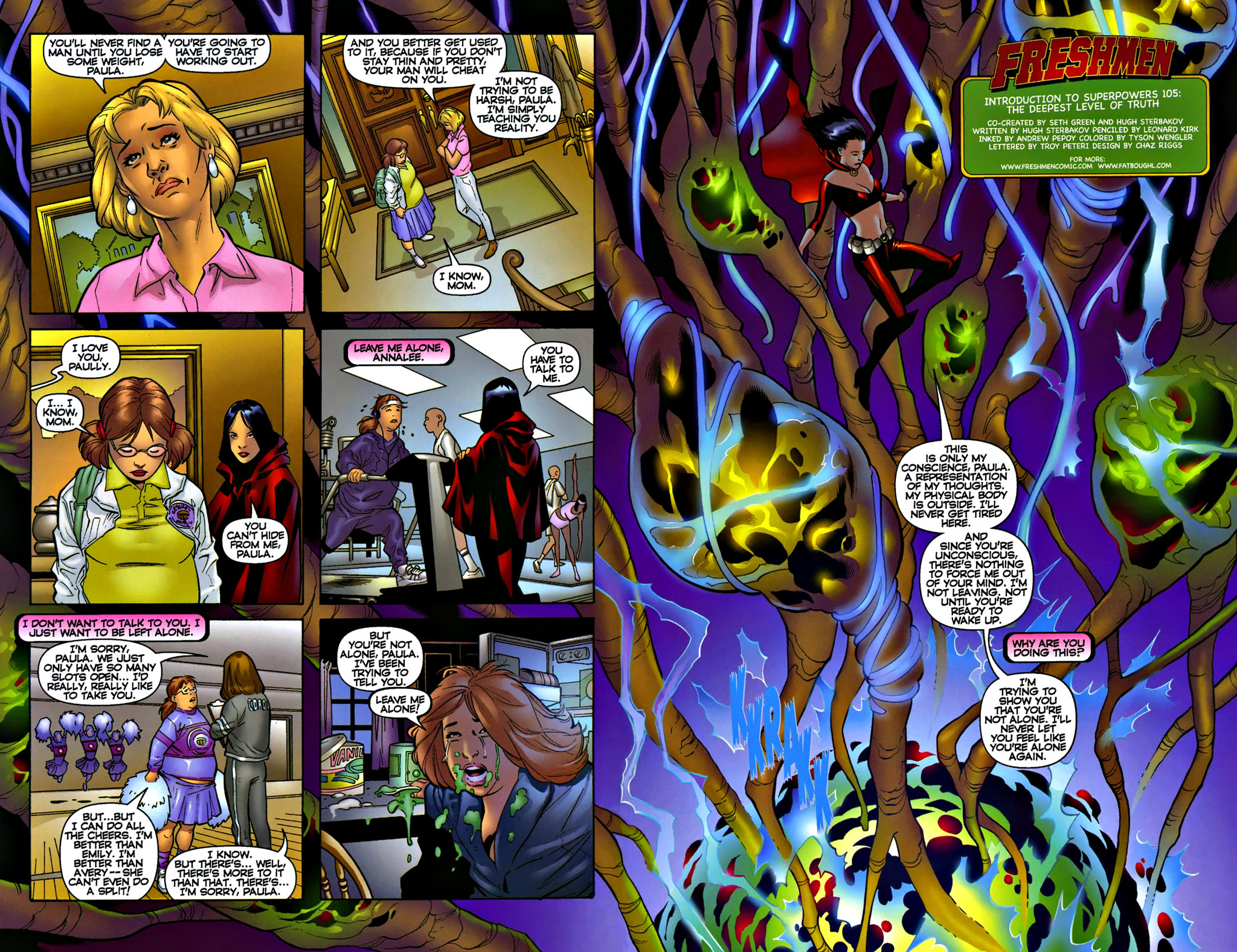 Read online Freshmen comic -  Issue #5 - 3