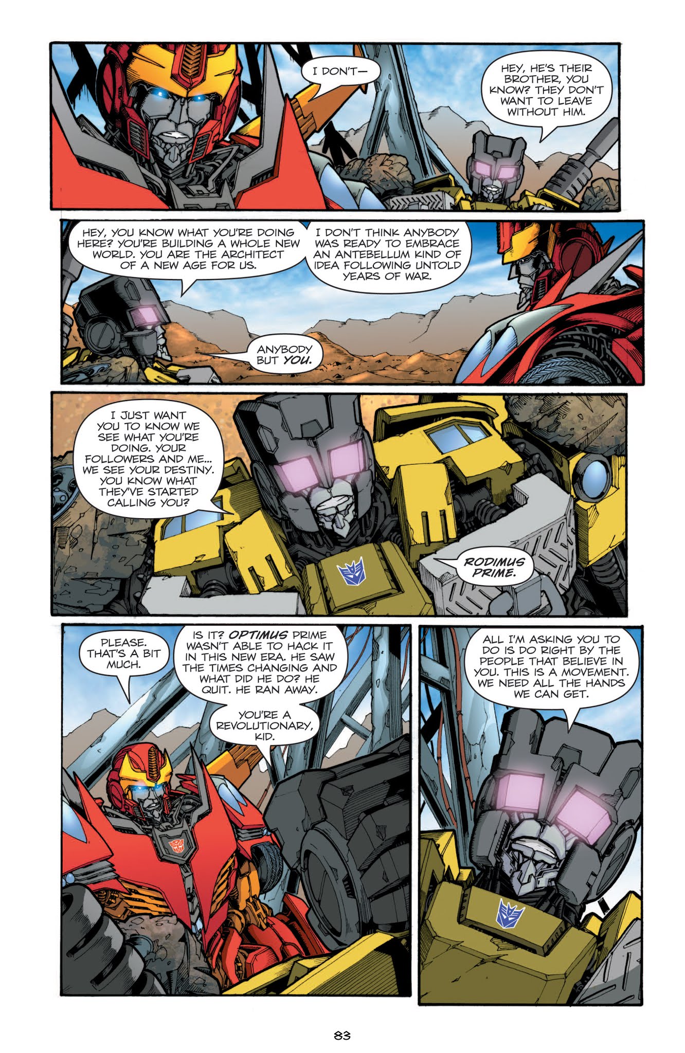 Read online Transformers: The IDW Collection comic -  Issue # TPB 6 (Part 1) - 83