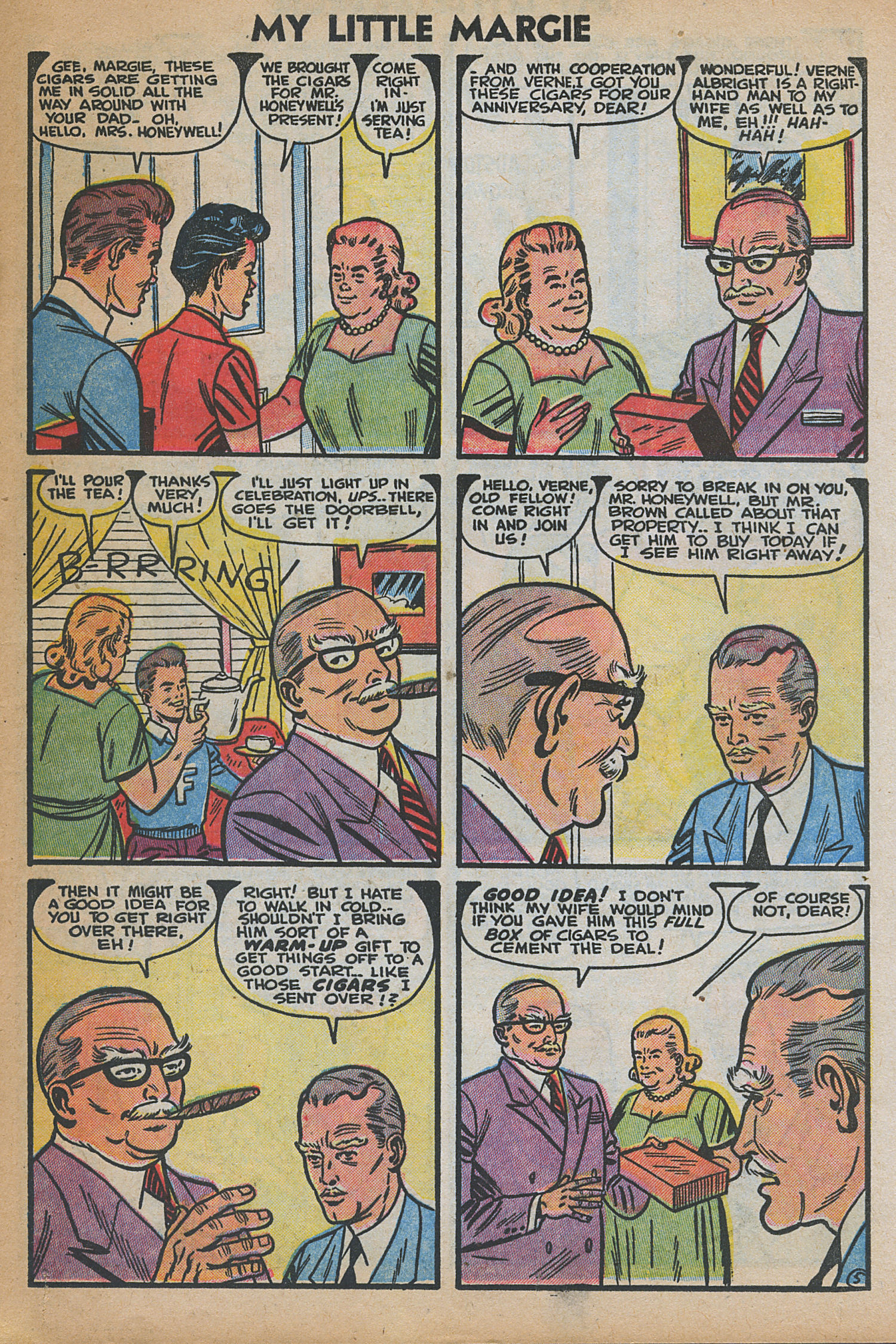 Read online My Little Margie (1954) comic -  Issue #1 - 25