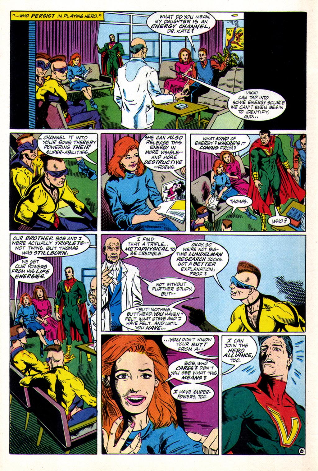 Read online Hero Alliance (1989) comic -  Issue #7 - 8