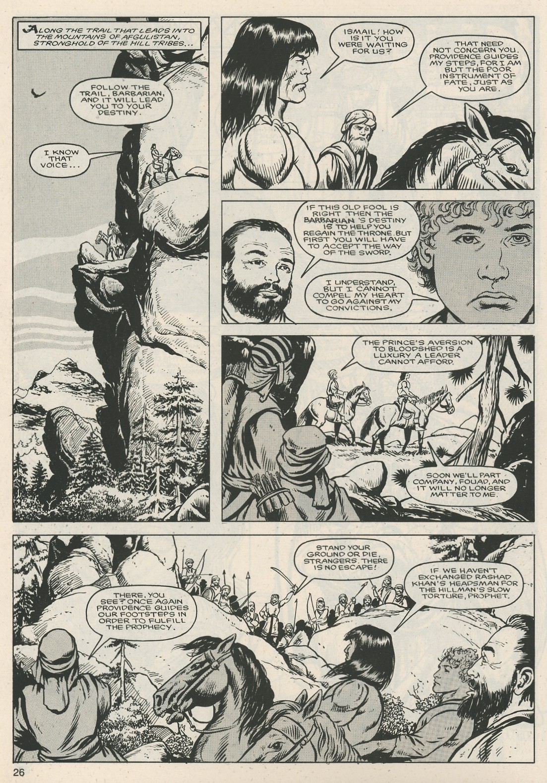 Read online The Savage Sword Of Conan comic -  Issue #124 - 26
