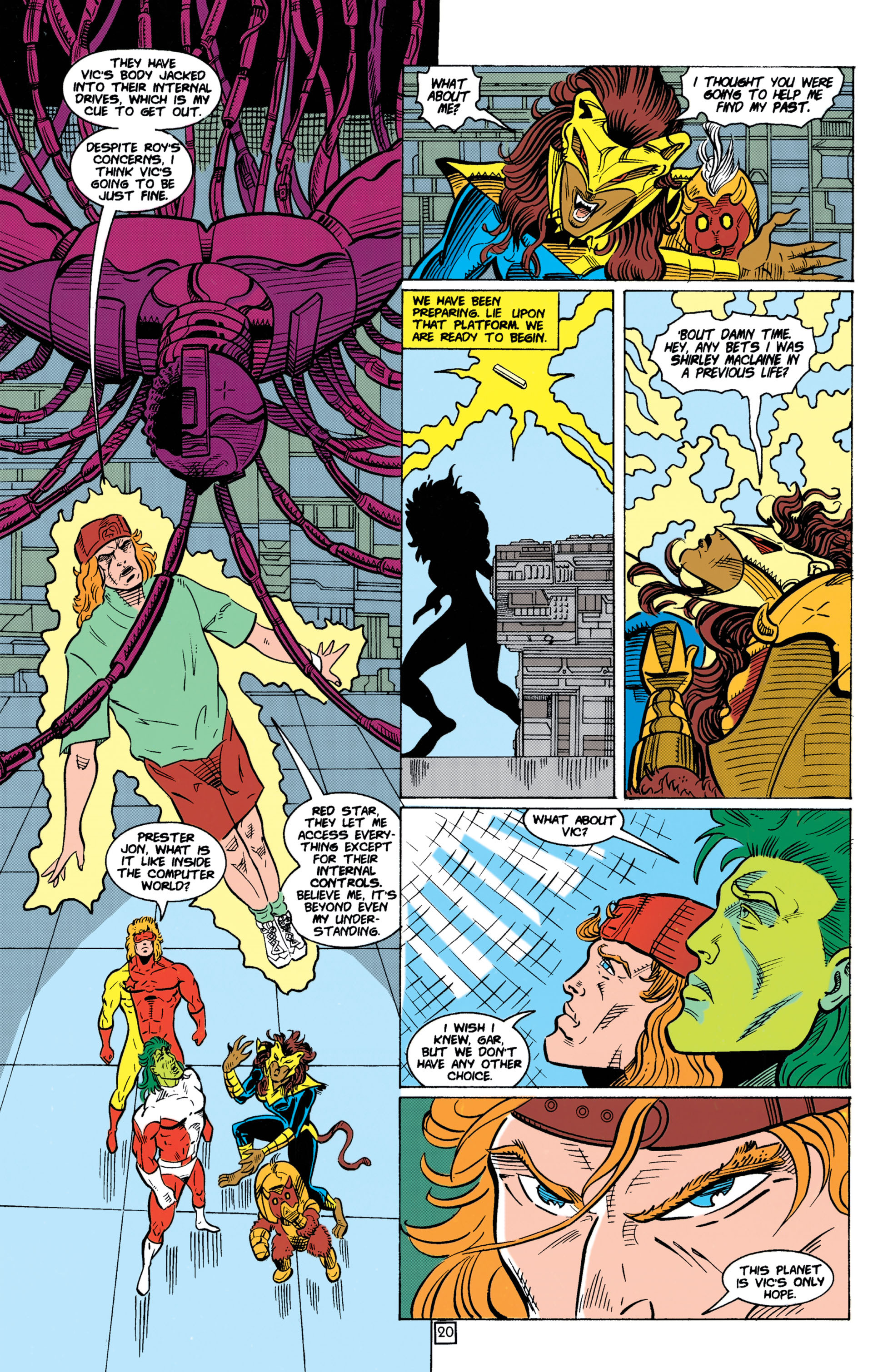 Read online The New Titans (1988) comic -  Issue #105 - 21