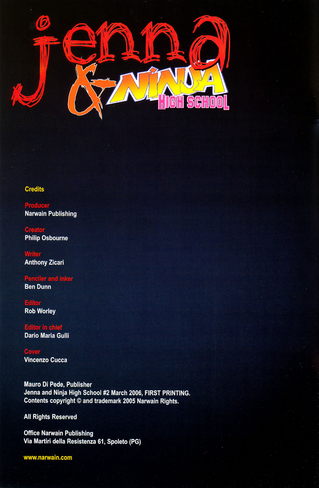 Read online Jenna & Ninja High School comic -  Issue #2 - 2