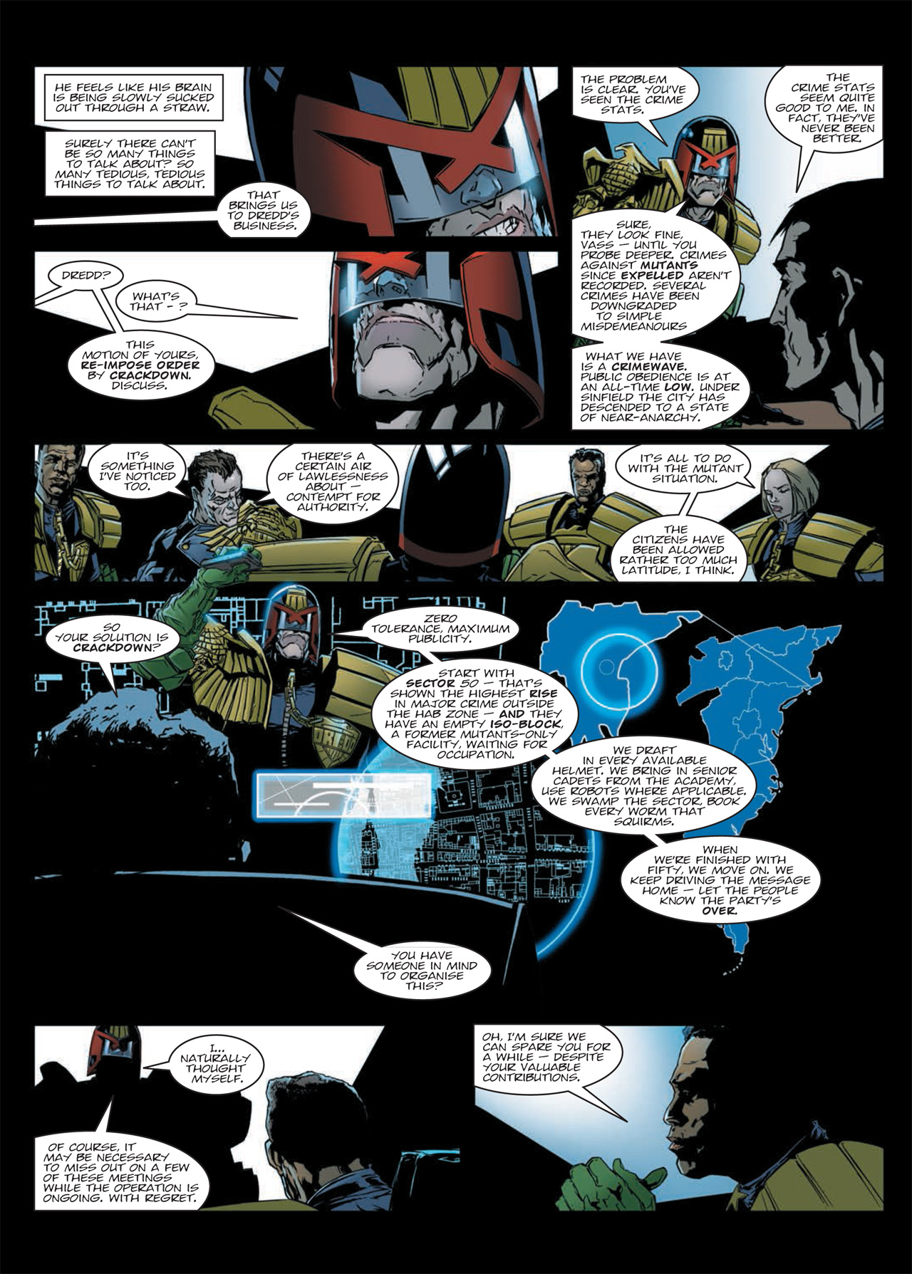 Read online Judge Dredd: Day of Chaos - The Fourth Faction comic -  Issue # TPB (Part 1) - 9