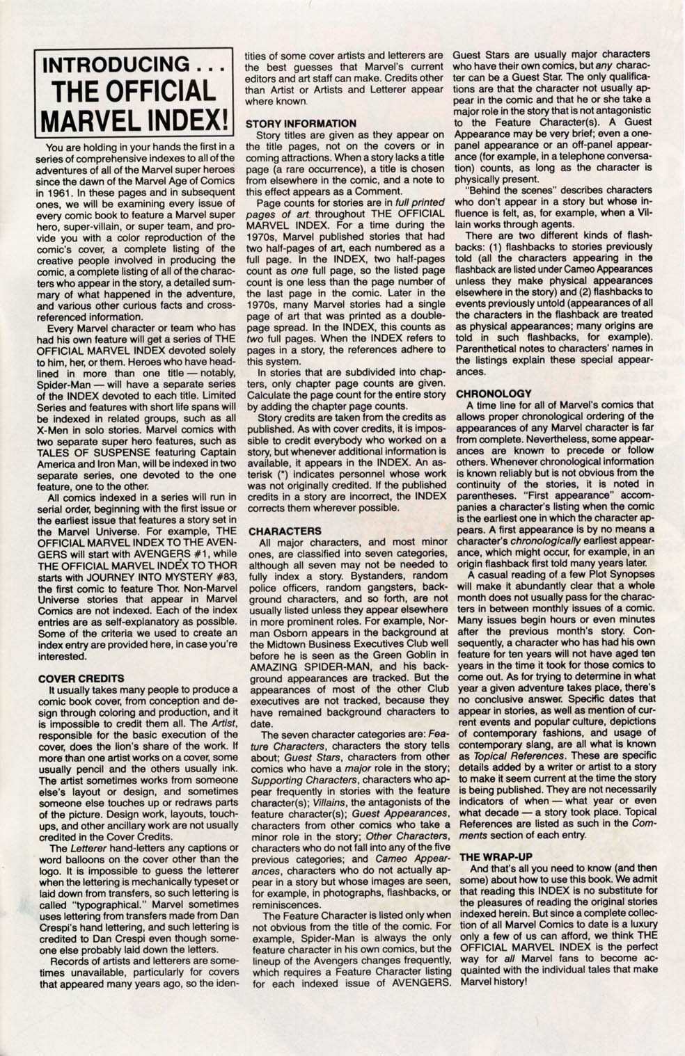 Read online The Official Marvel Index to The Amazing Spider-Man comic -  Issue #1 - 35