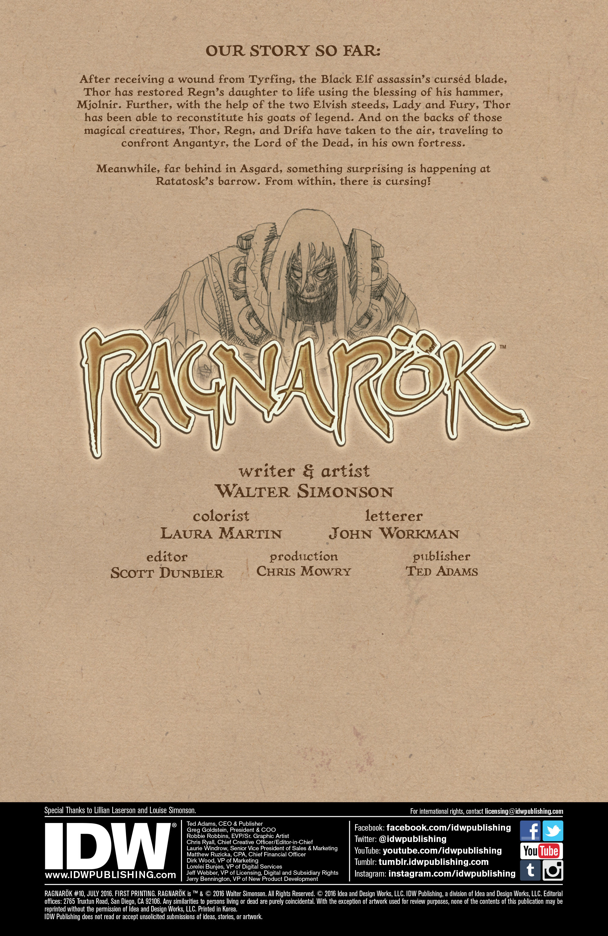 Read online Ragnarok comic -  Issue #10 - 2