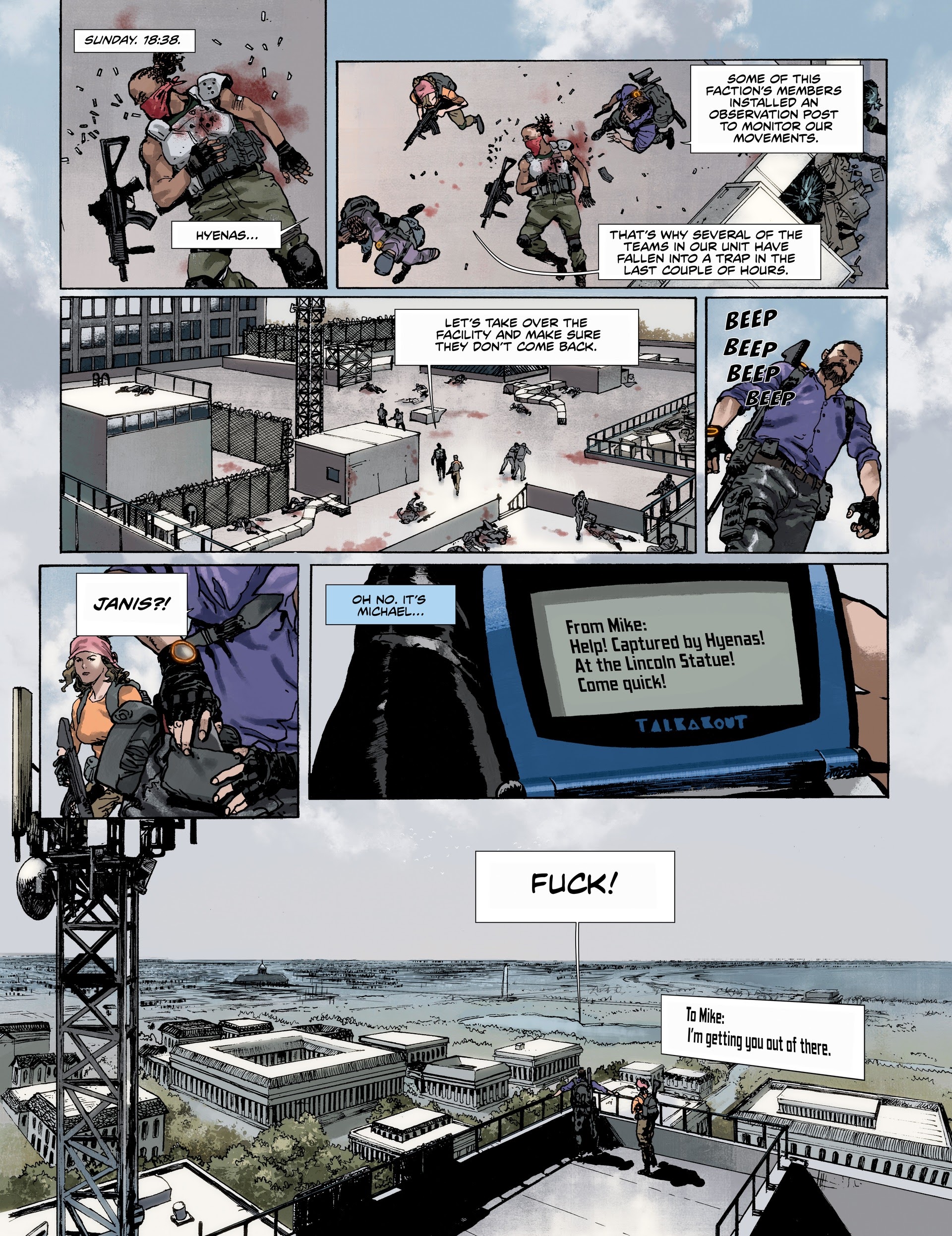 Read online Tom Clancy's The Division: Remission comic -  Issue # Full - 8