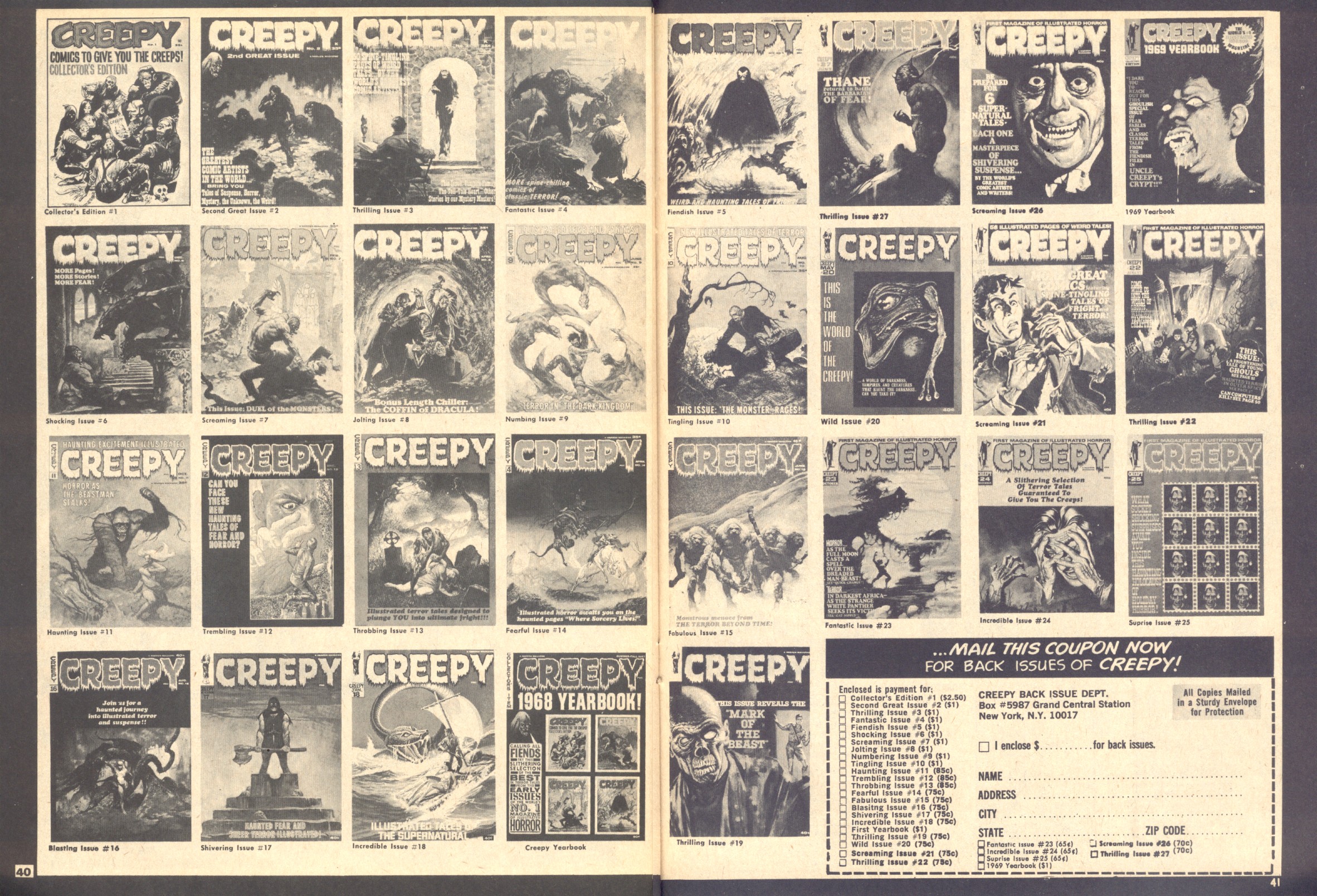 Read online Creepy (1964) comic -  Issue #33 - 39