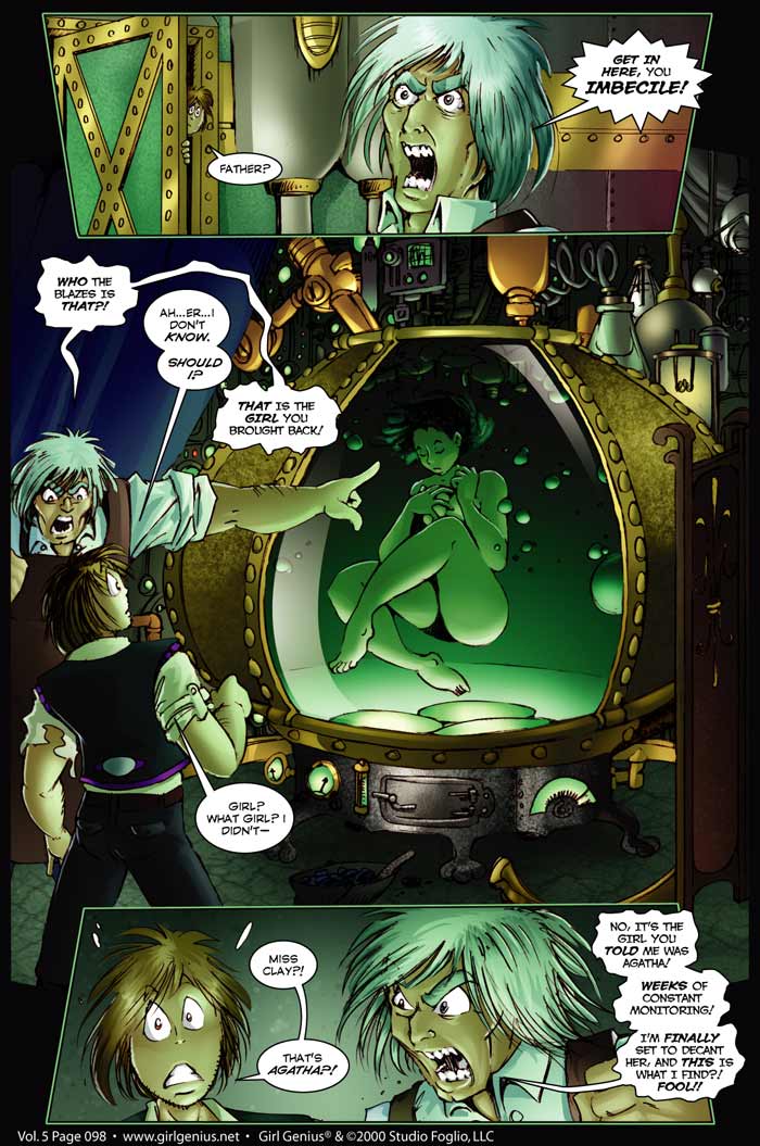 Read online Girl Genius (2002) comic -  Issue #5 - 99