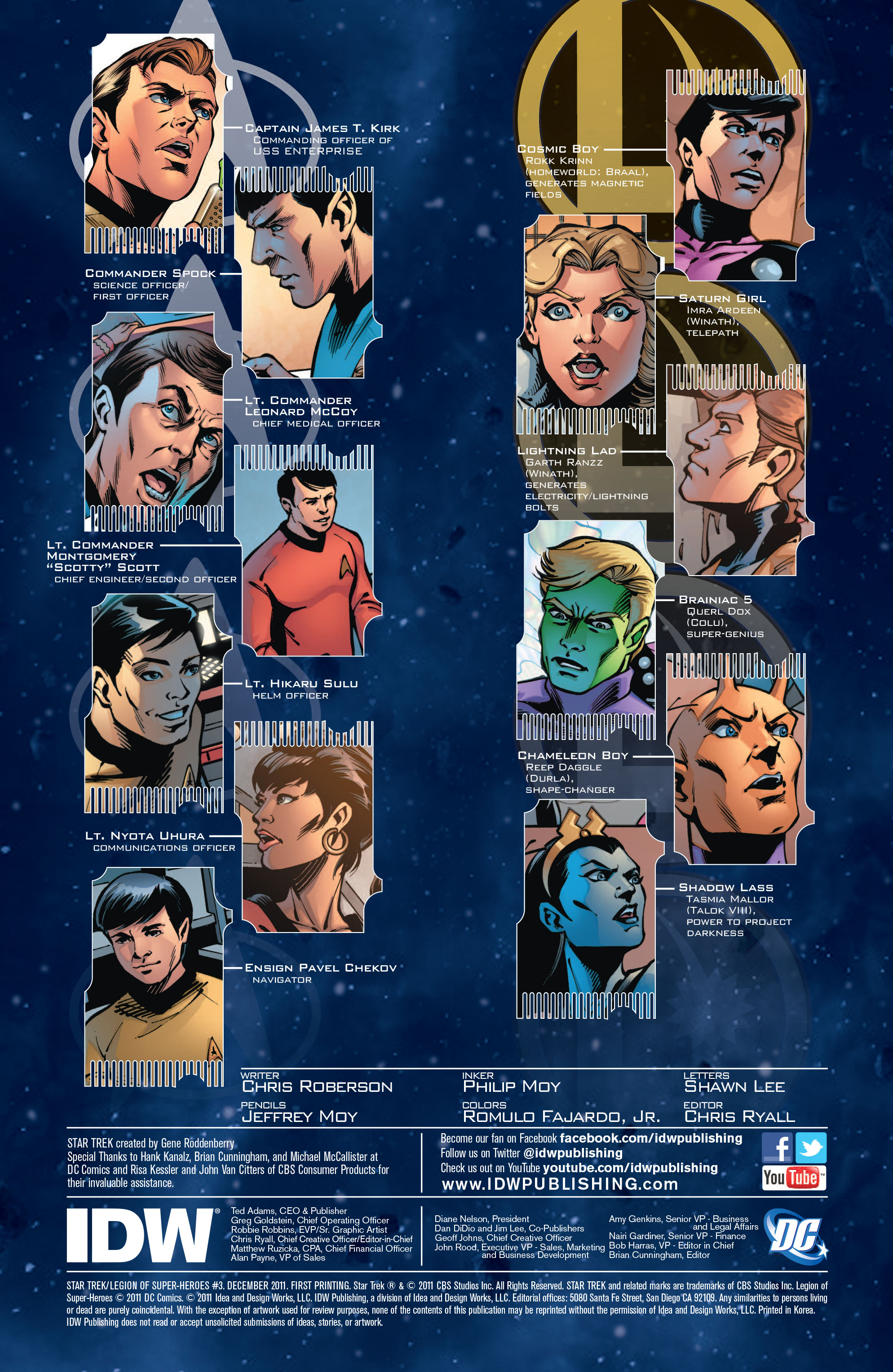 Read online Star Trek/Legion of Super-Heroes comic -  Issue #3 - 4