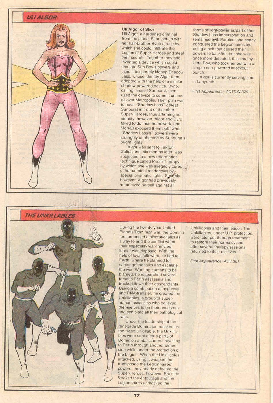 Read online Who's Who in the Legion of Super-Heroes comic -  Issue #7 - 19