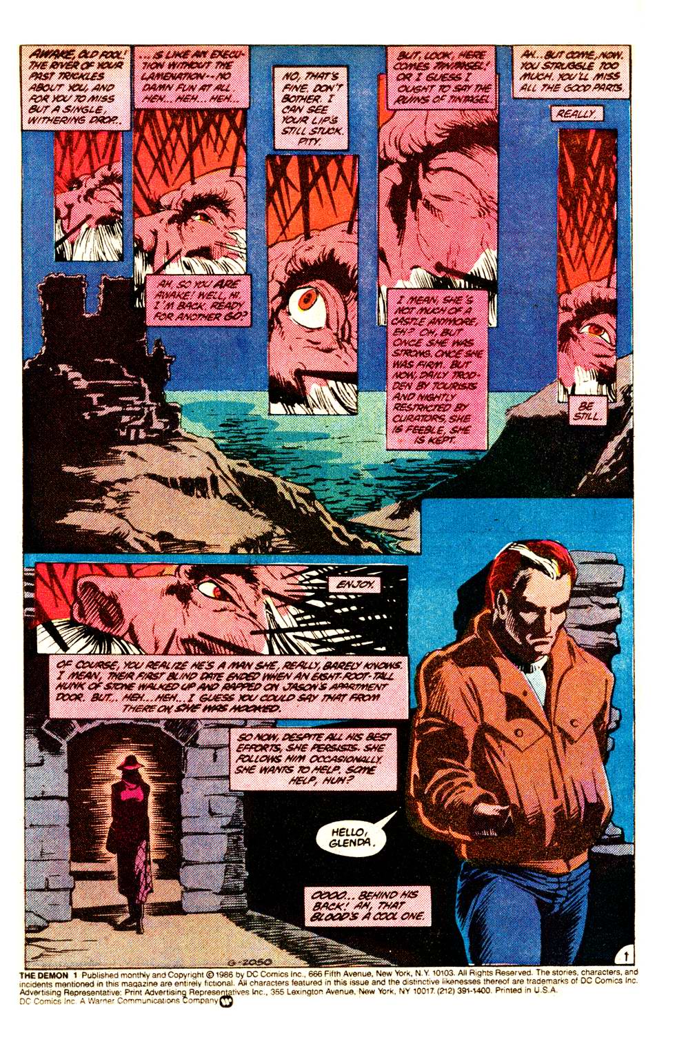 Read online The Demon (1987) comic -  Issue #1 - 2