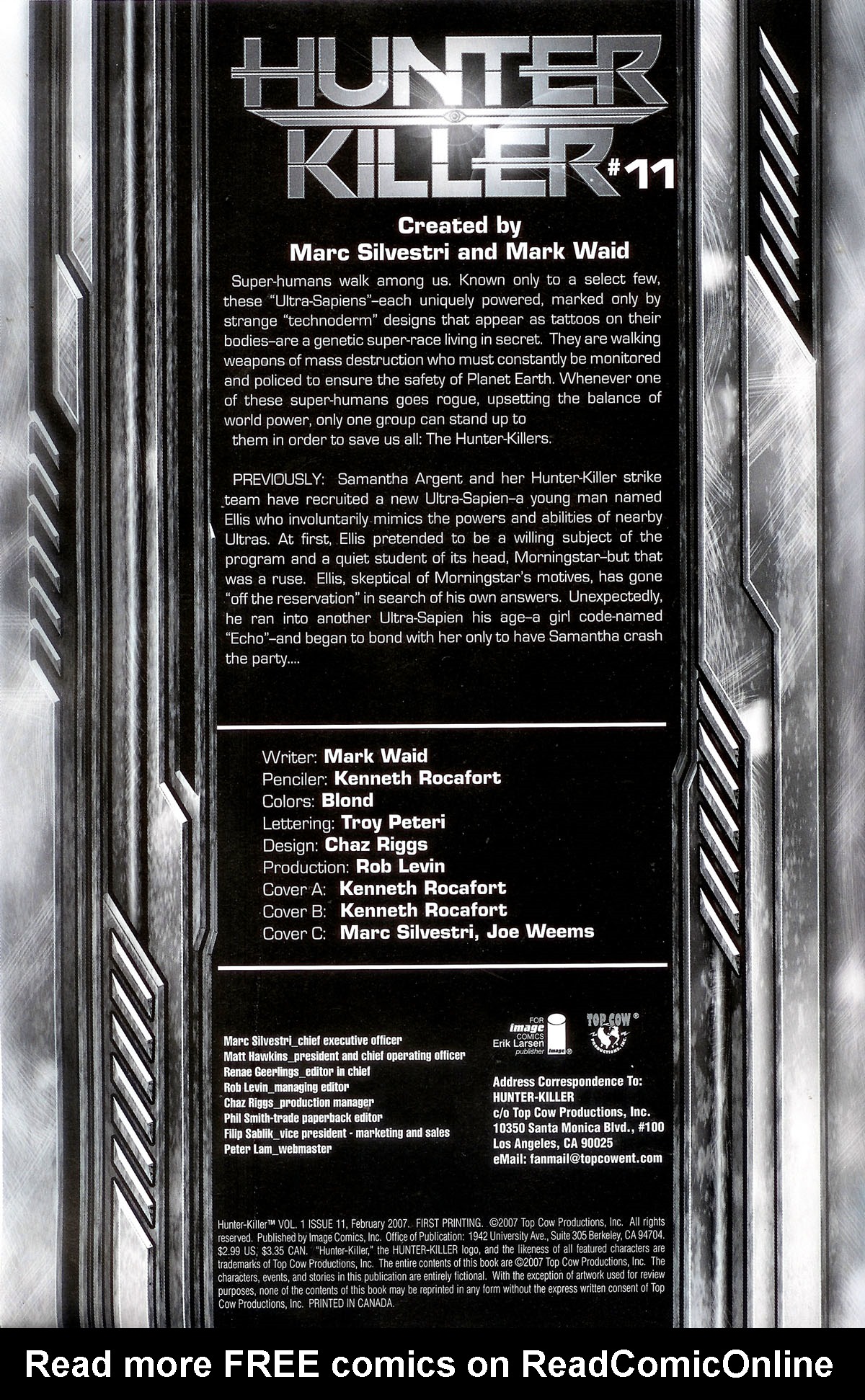 Read online Hunter-Killer comic -  Issue #11 - 3