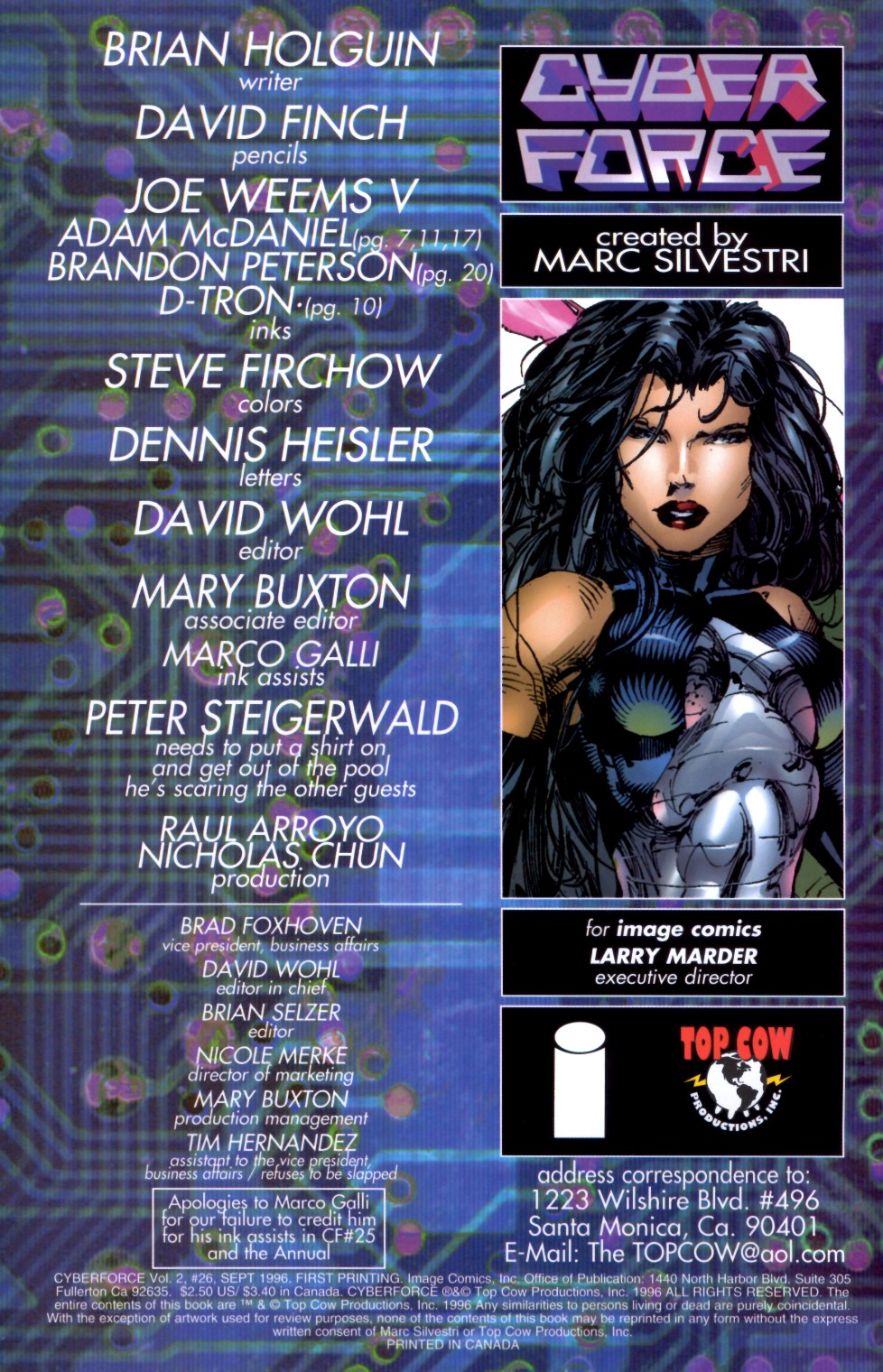 Cyberforce (1993) Issue #26 #26 - English 2