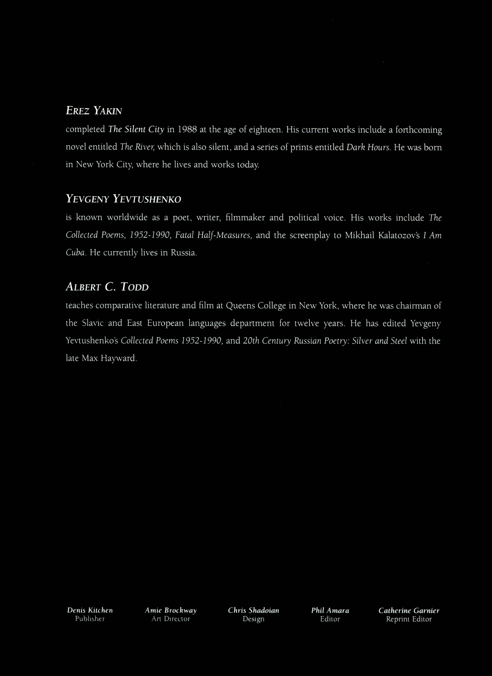 Read online The Silent City comic -  Issue # Full - 58