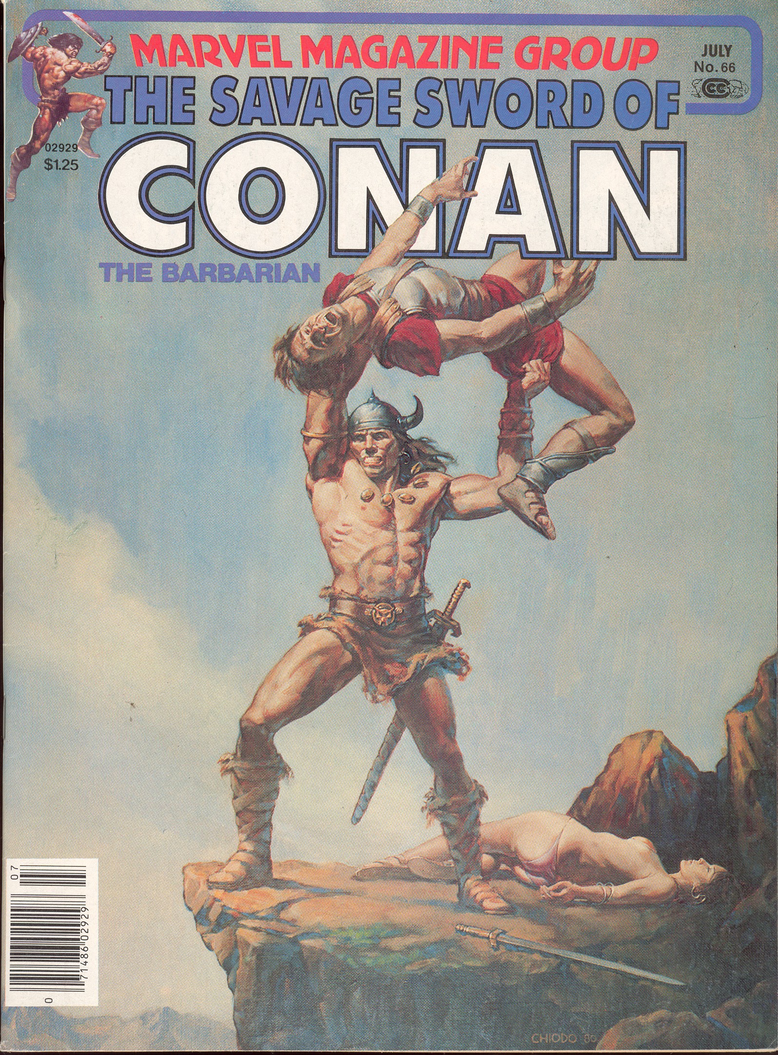 Read online The Savage Sword Of Conan comic -  Issue #66 - 1