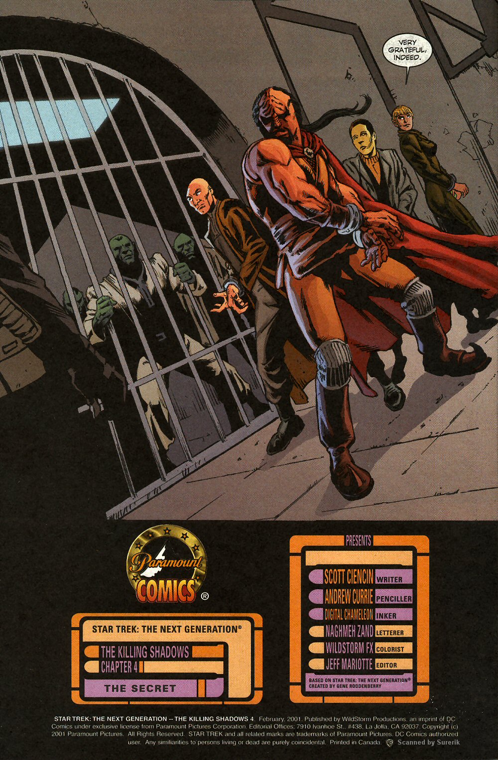 Read online Star Trek: The Next Generation - The Killing Shadows comic -  Issue #4 - 4